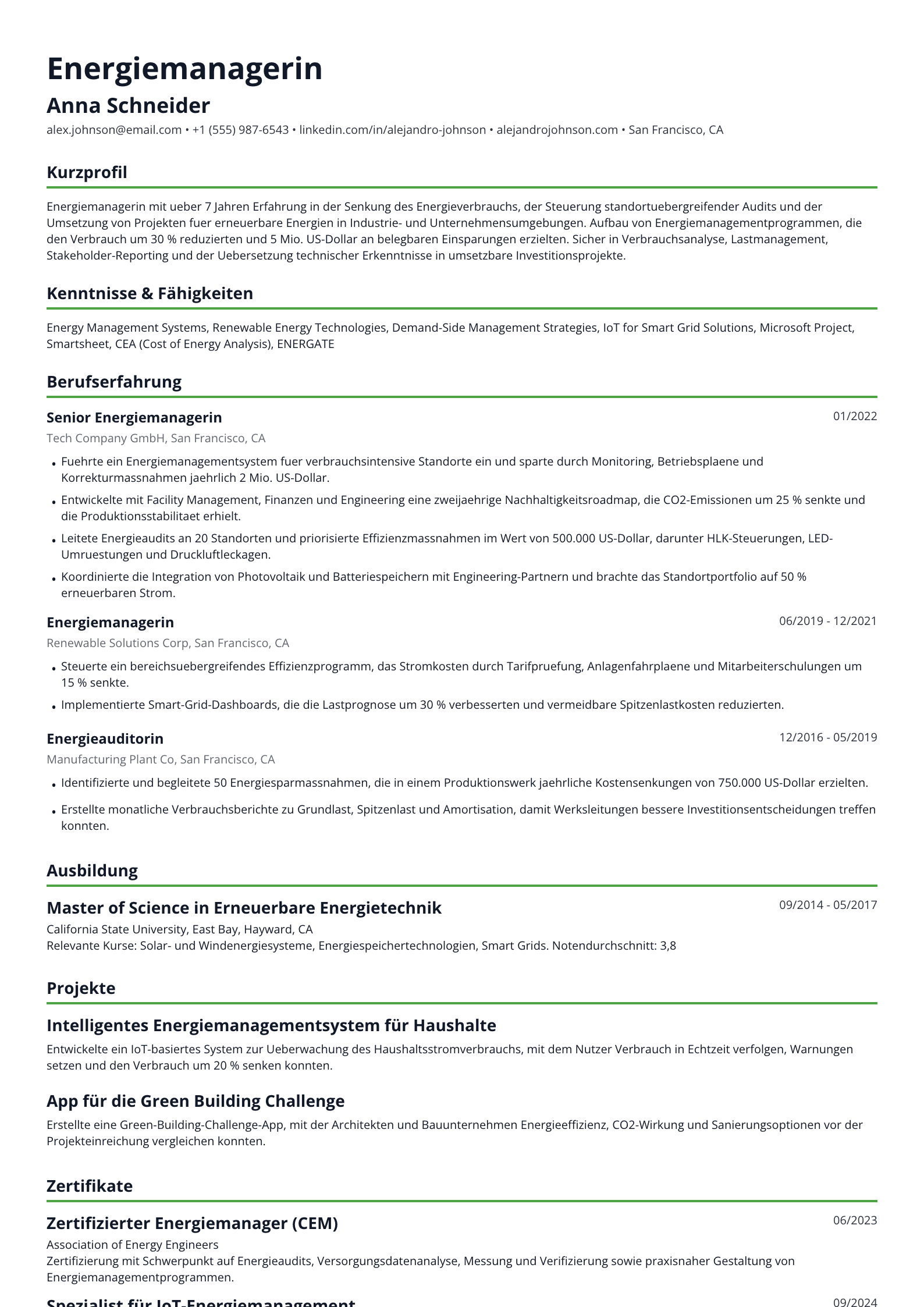 Energiemanagerin