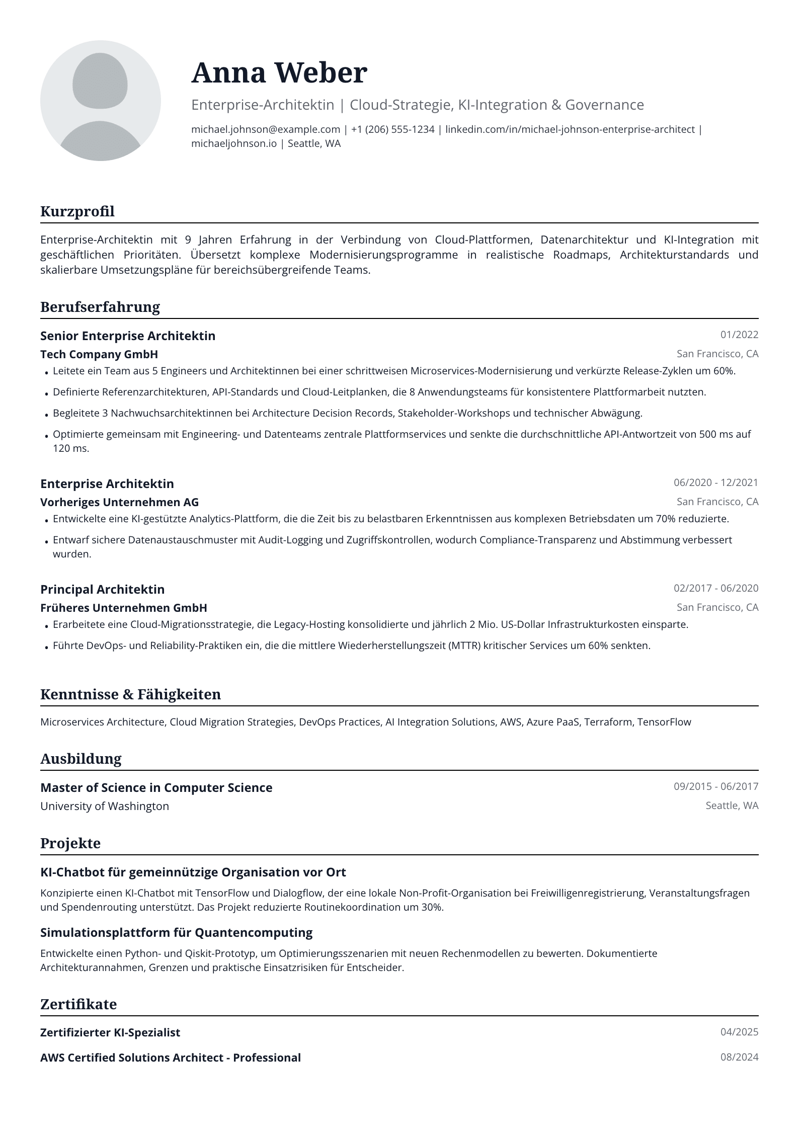 Enterprise-Architektin