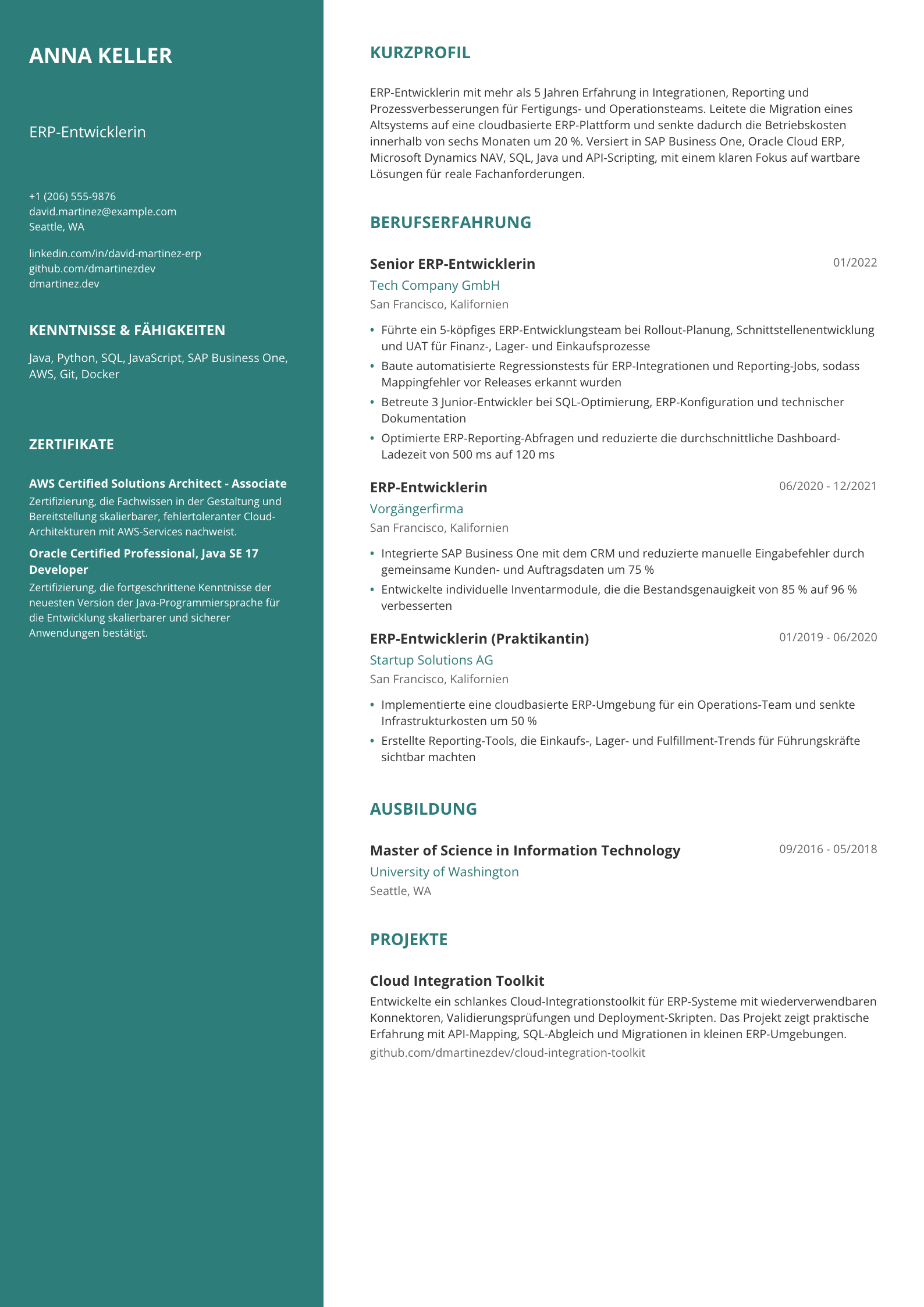 ERP-Entwicklerin