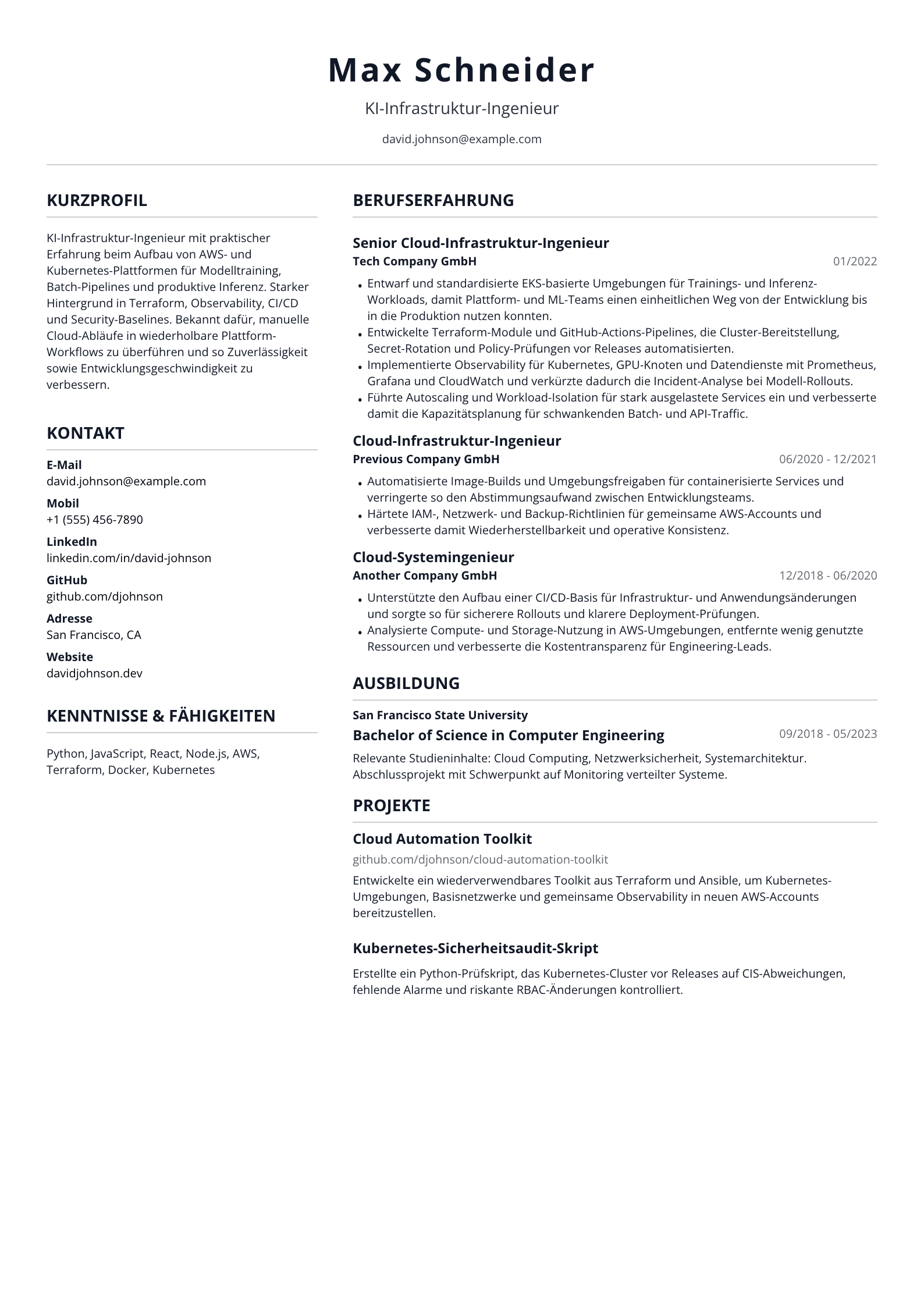 KI-Infrastruktur-Ingenieur