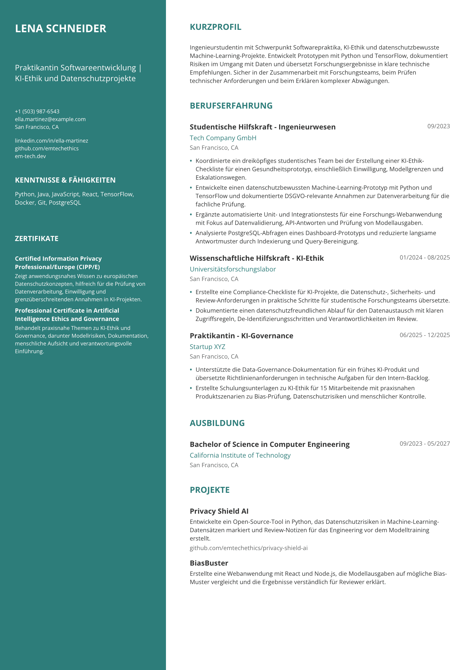 Ingenieurstudentin