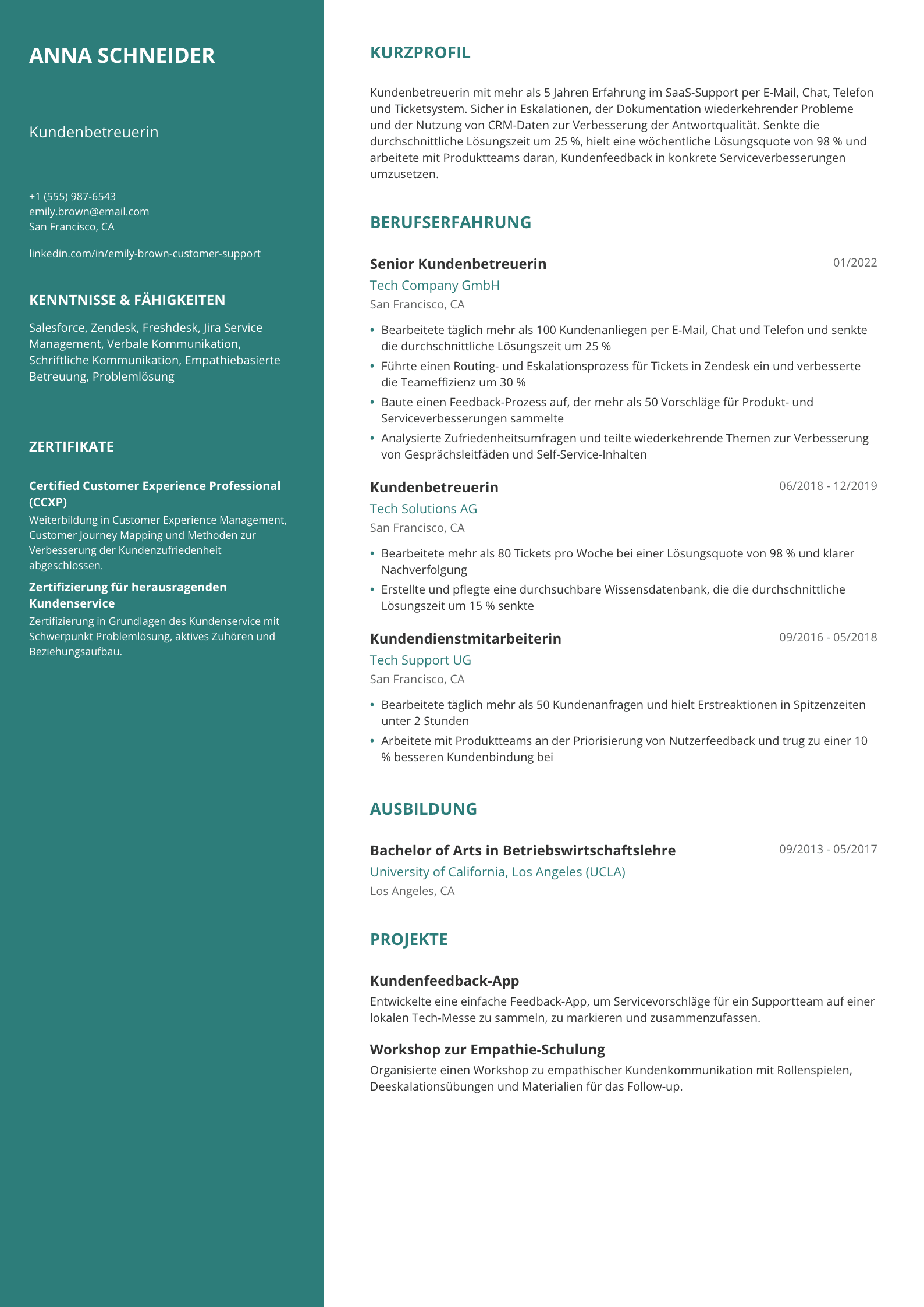 Kundenbetreuerin