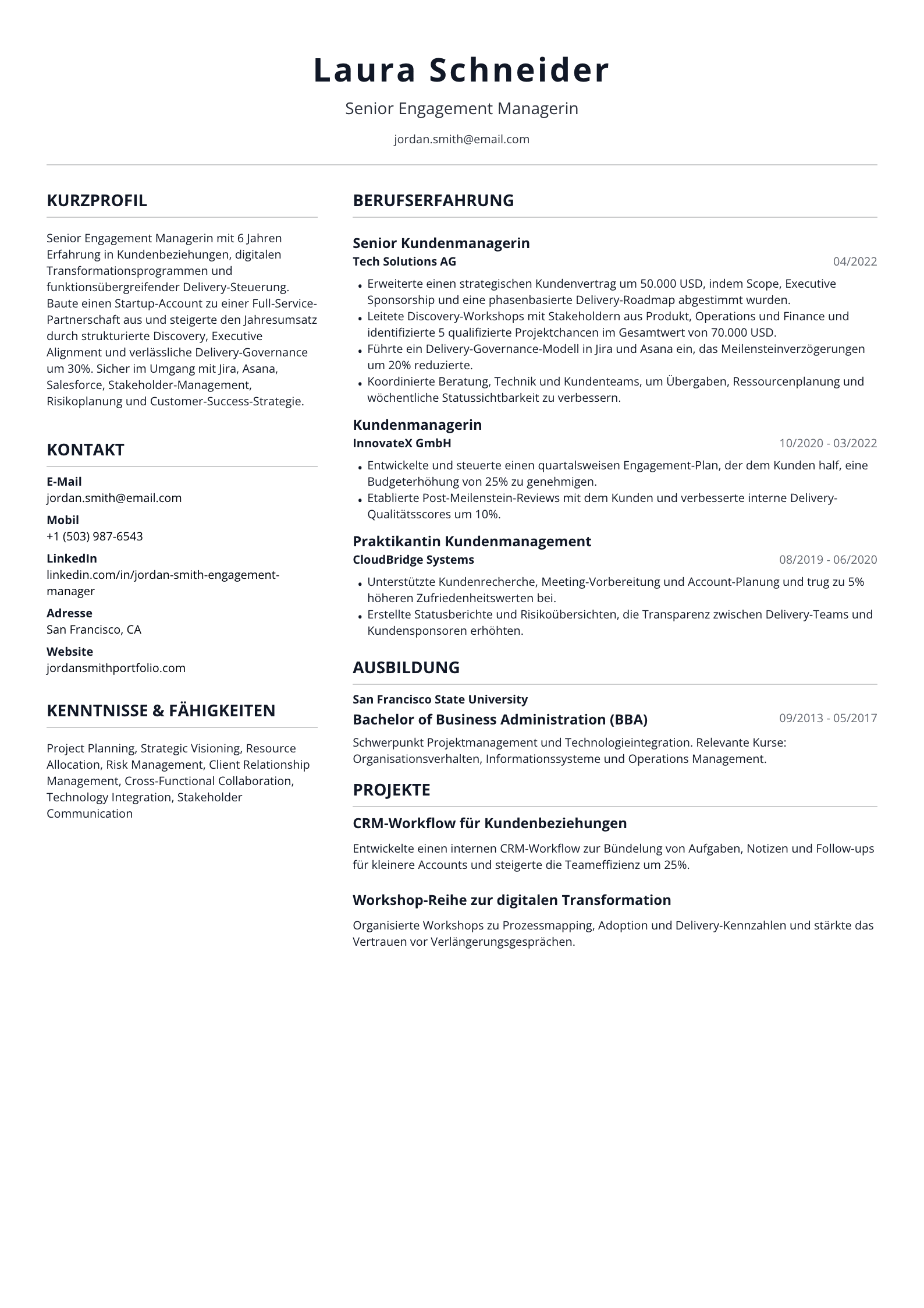Engagement Managerin