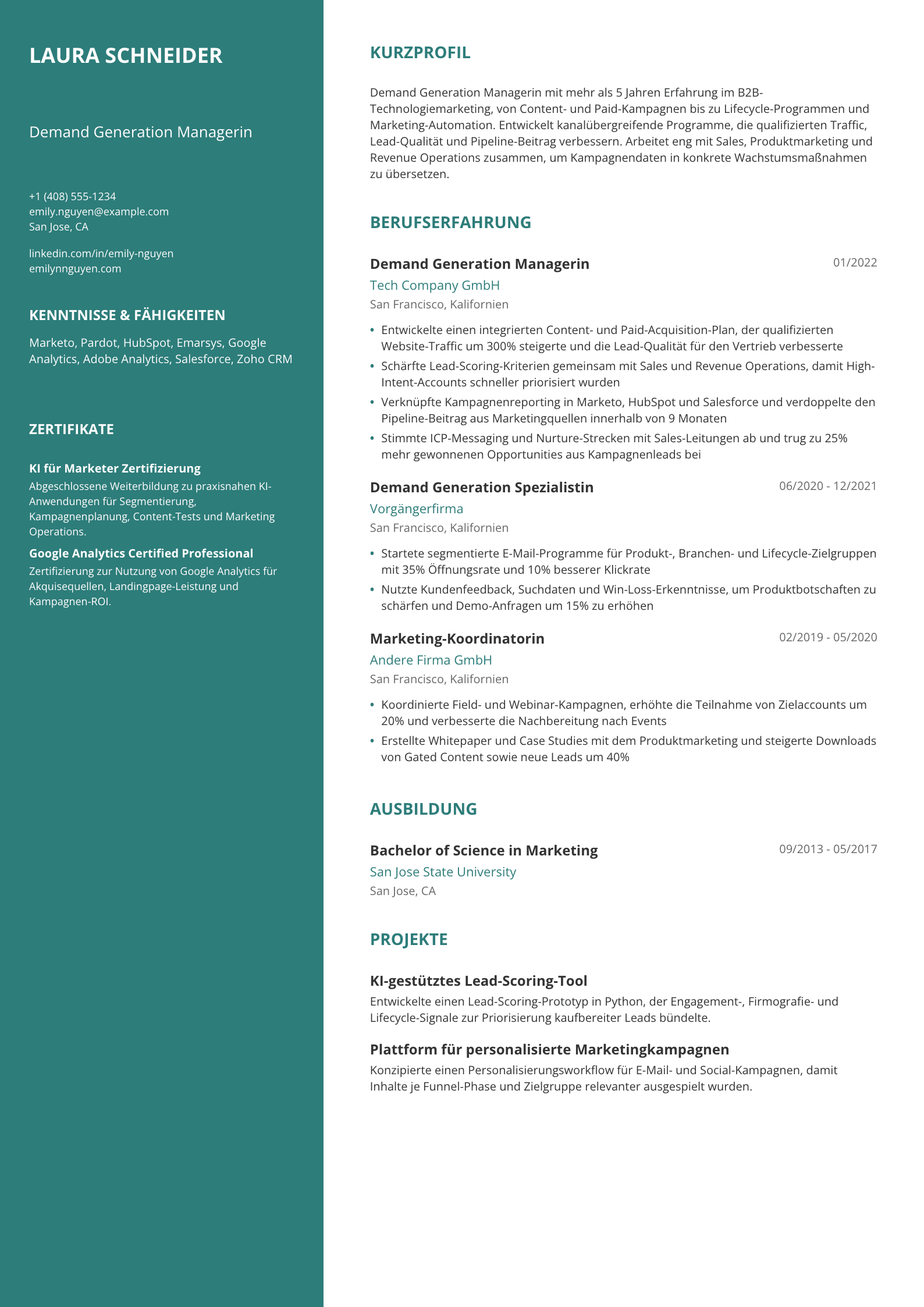 Demand Generation Managerin