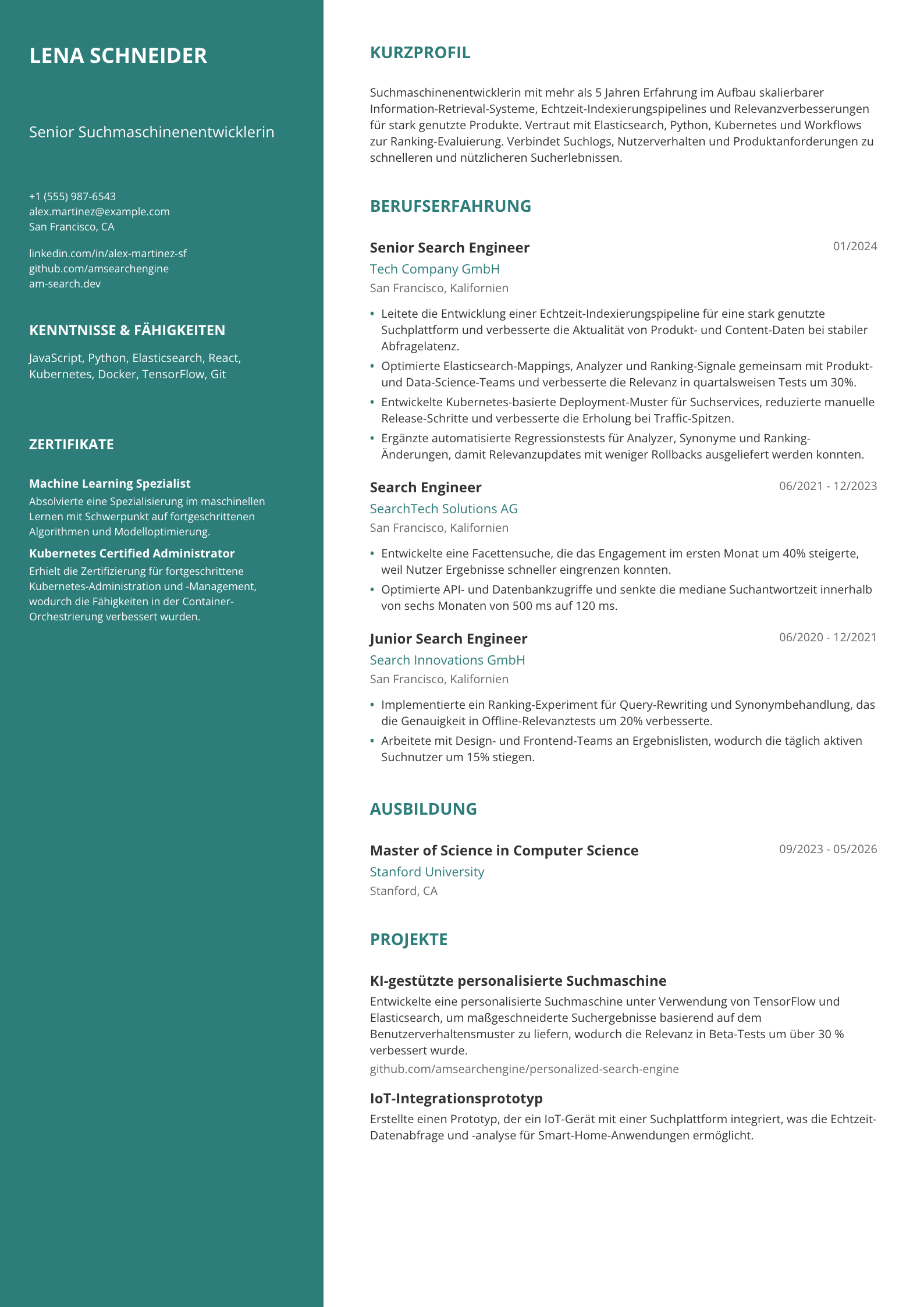 Suchmaschinenentwicklerin