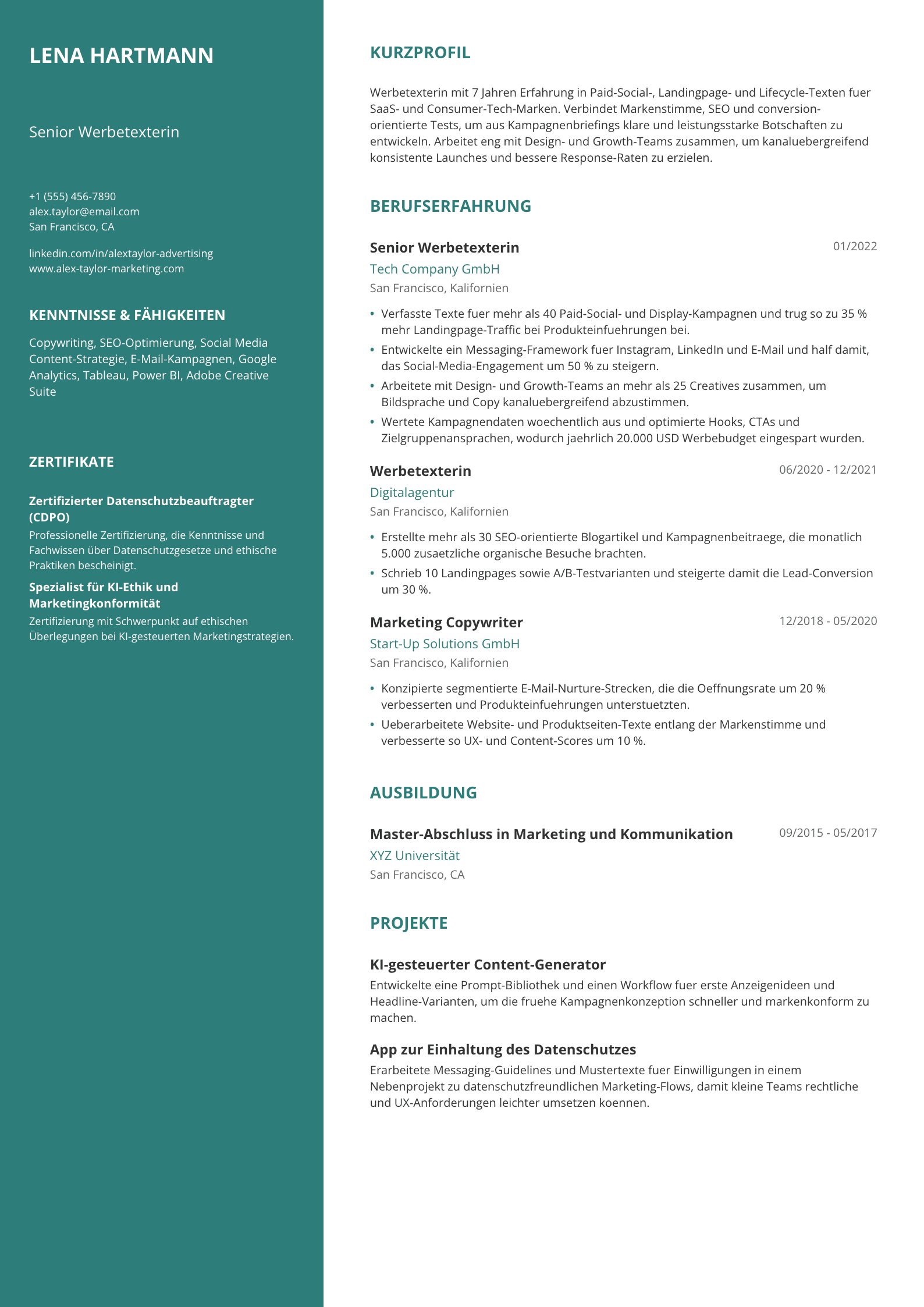 Werbetexterin