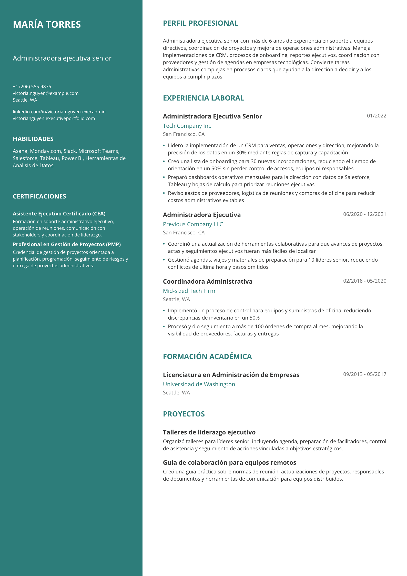 Administradora ejecutiva
