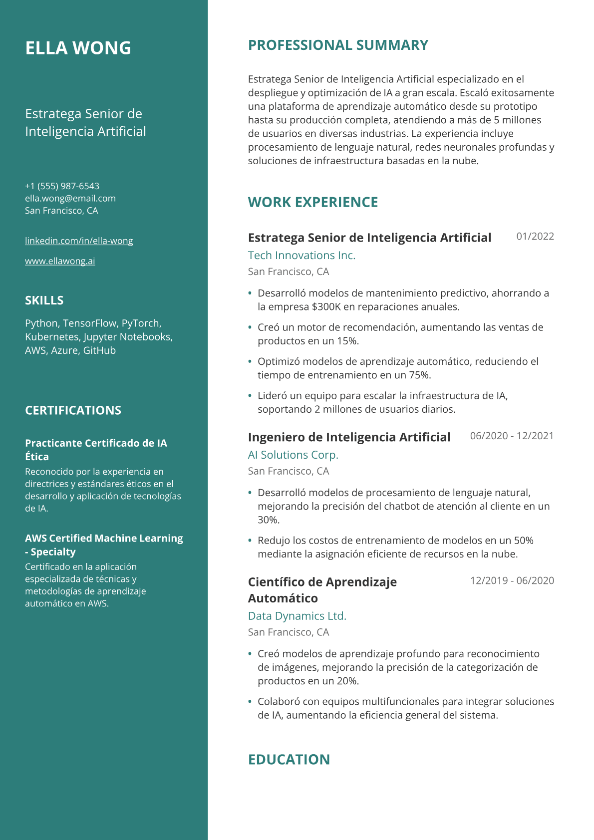 Estratega senior de IA