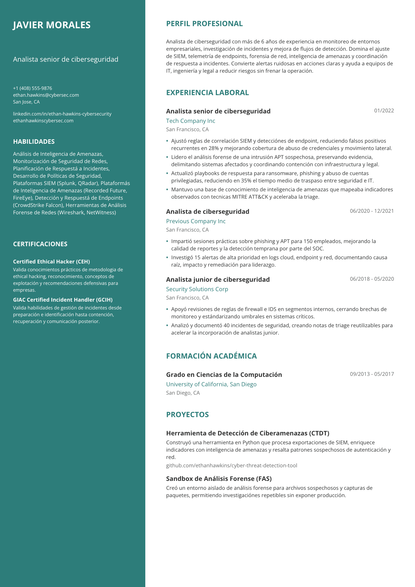 Analista de ciberseguridad
