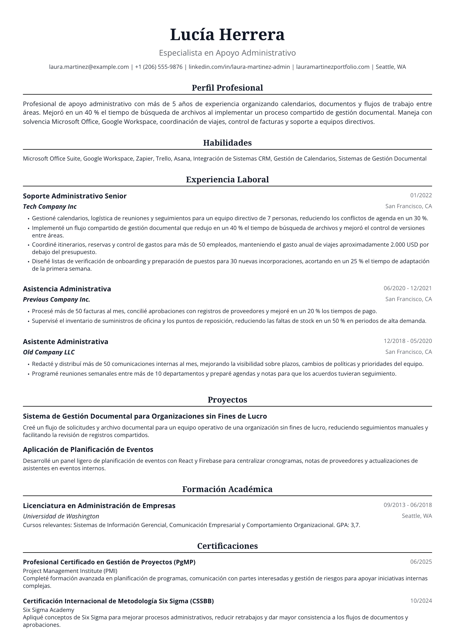 Apoyo Administrativo