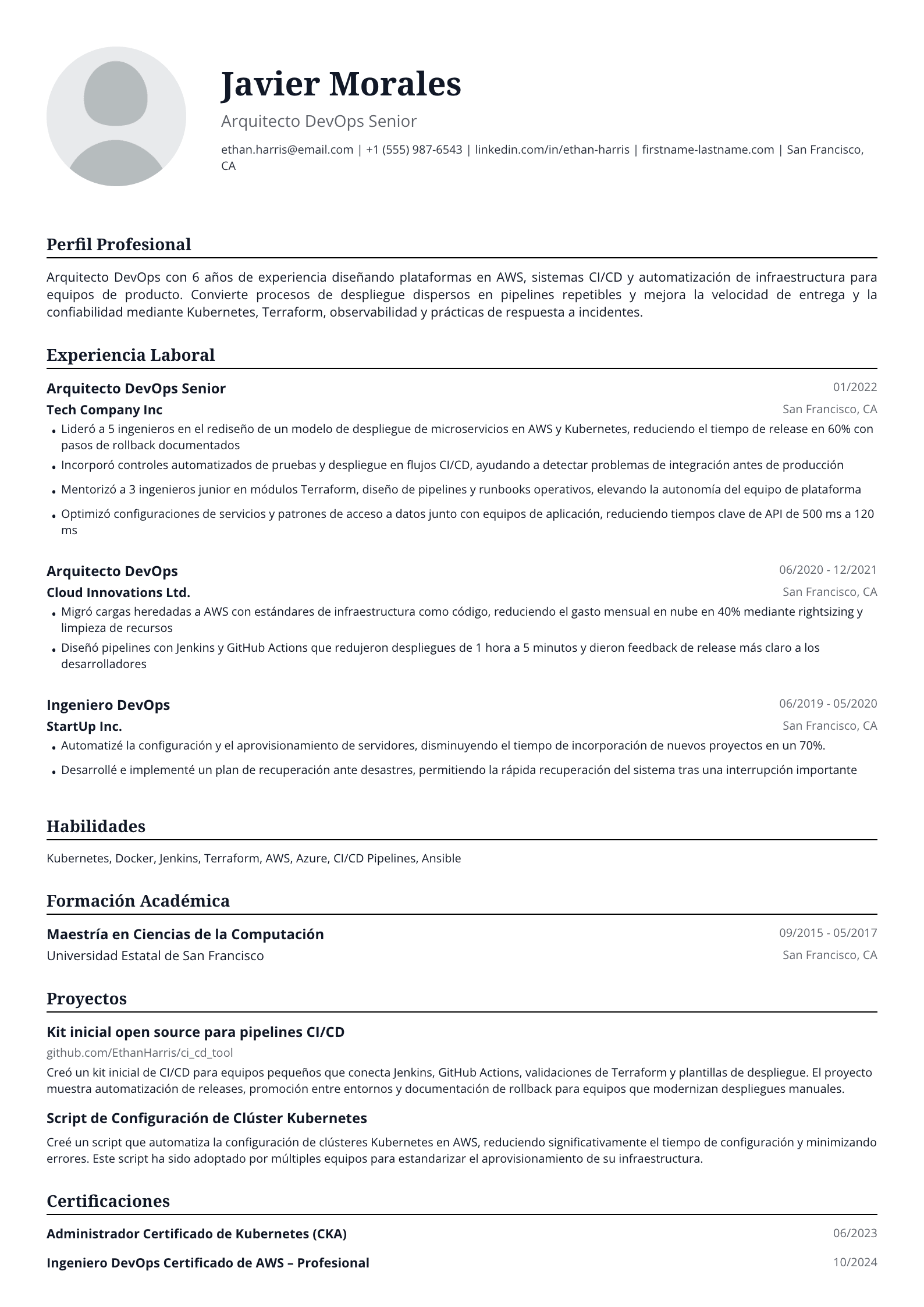Arquitecto DevOps