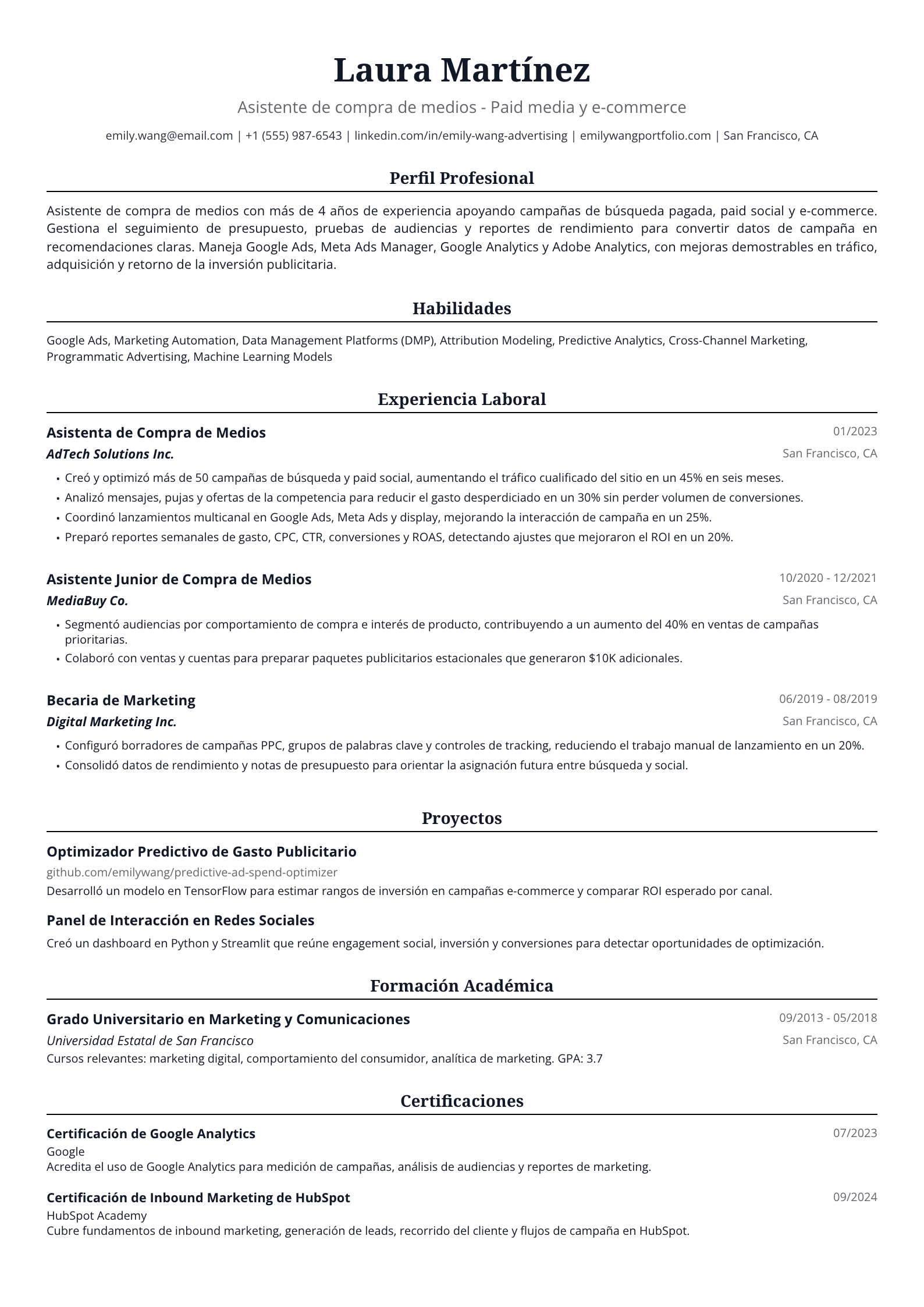 Asistente de compra de medios