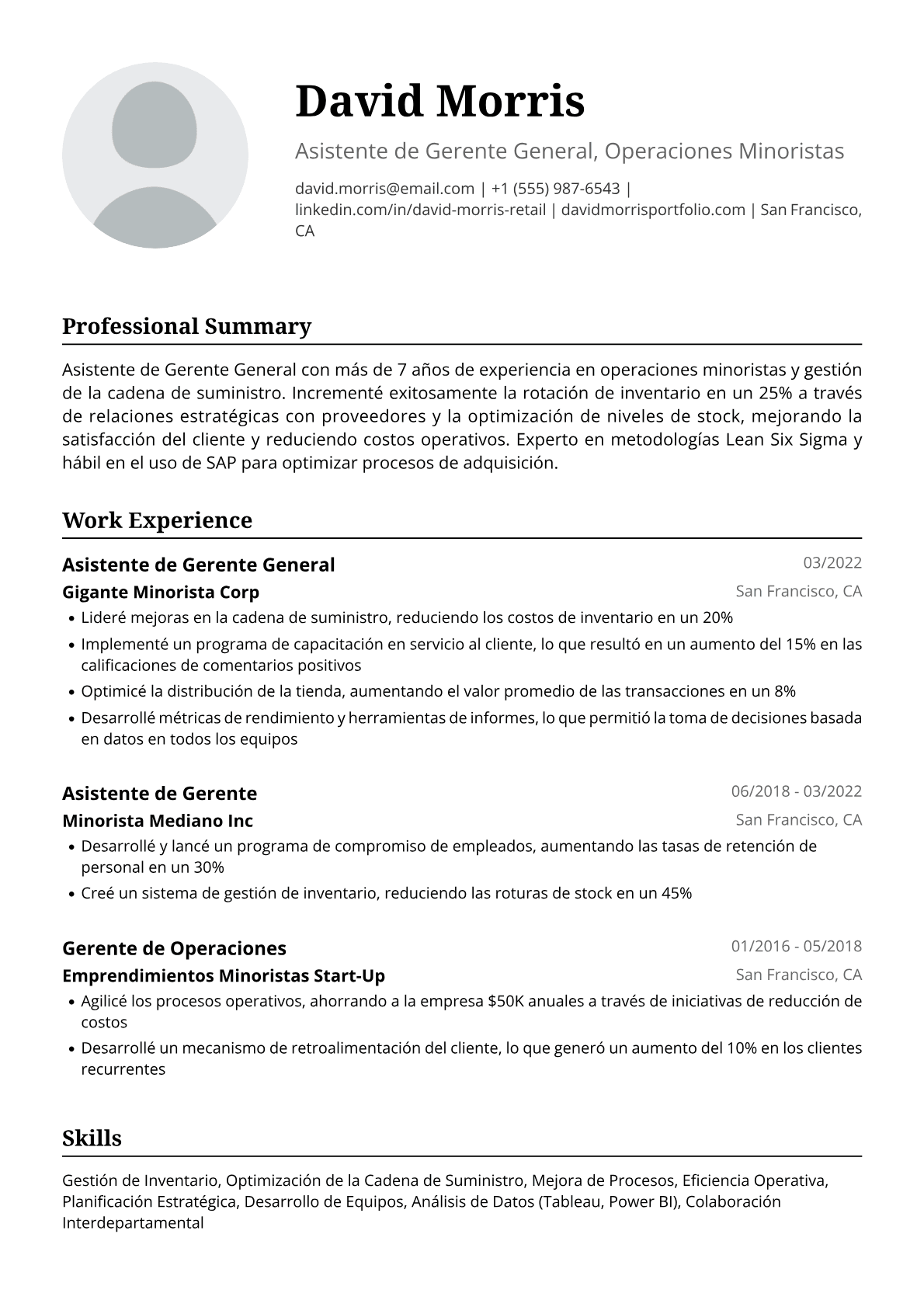 Subgerente General
