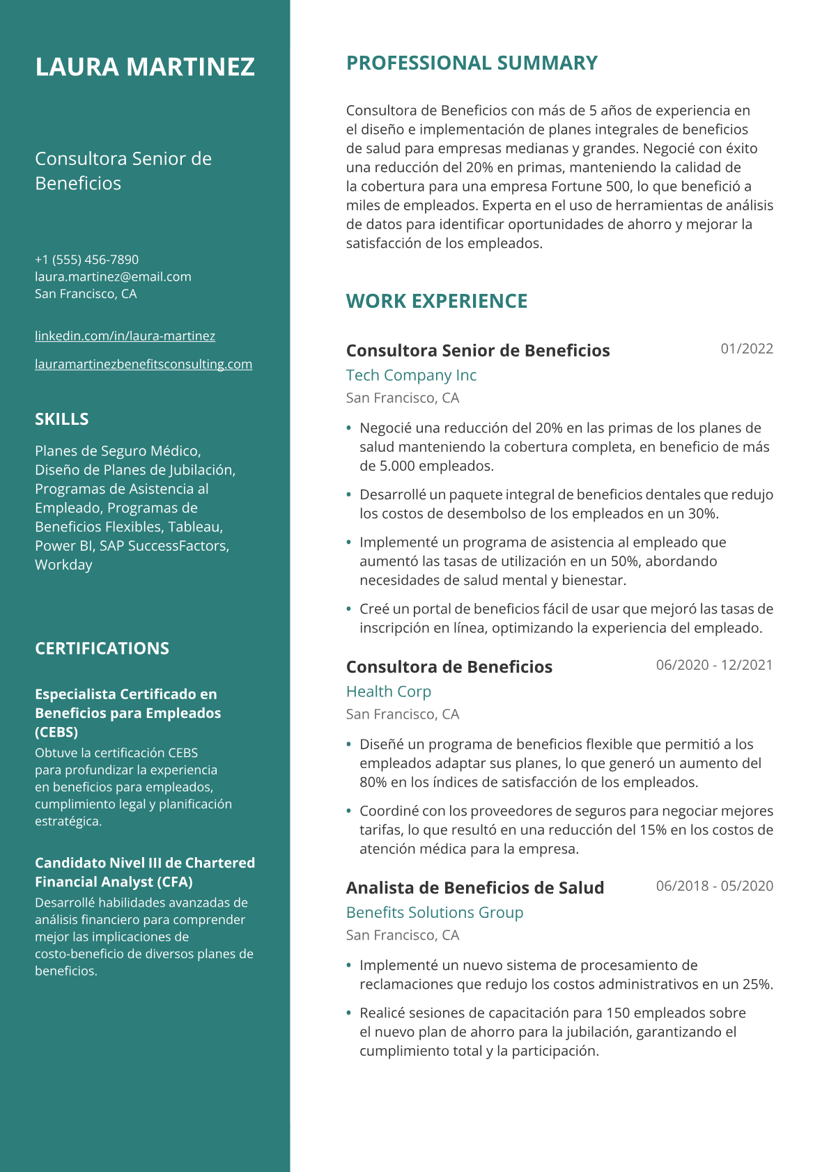 Consultora de beneficios