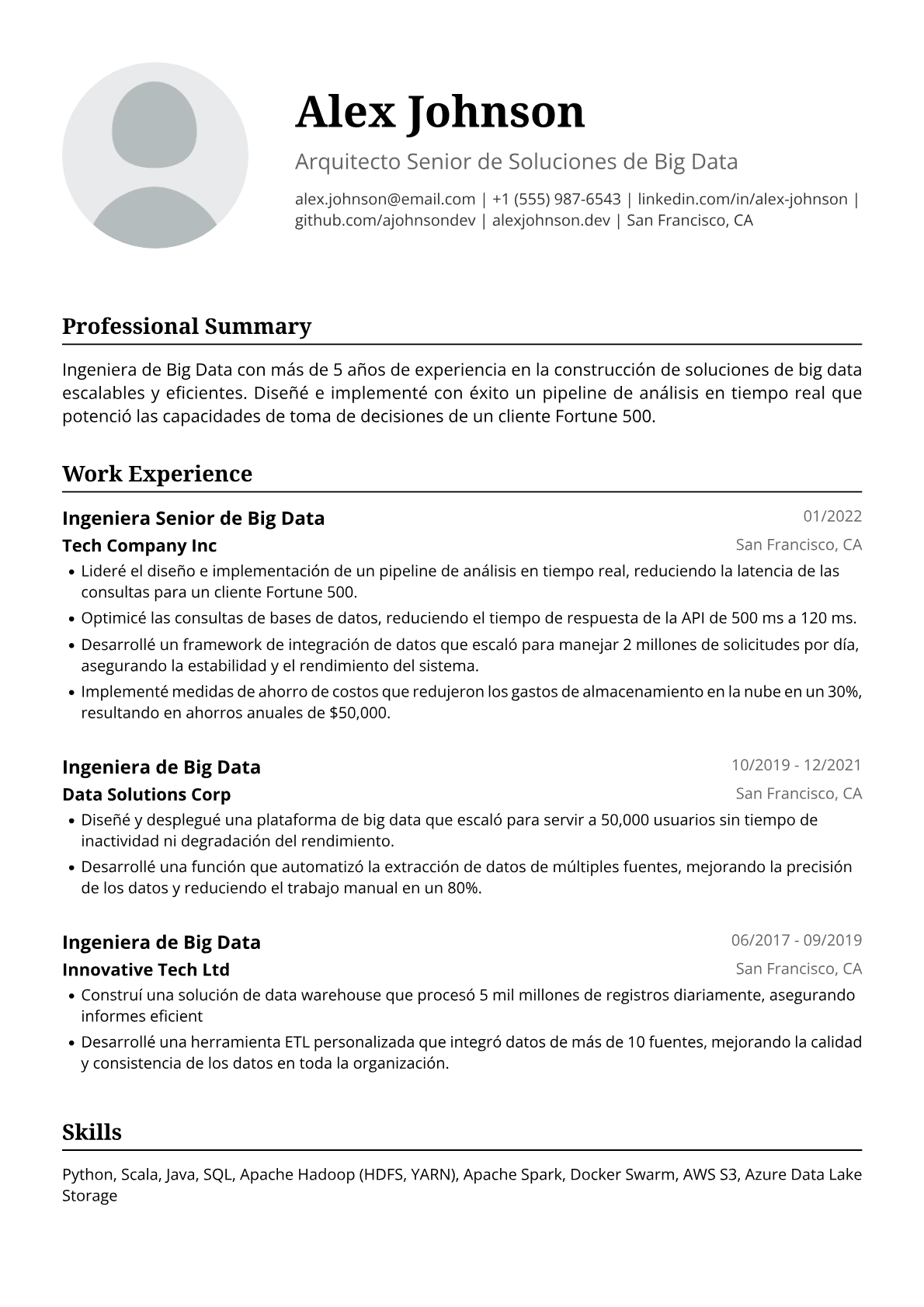 Ingeniera de Big Data