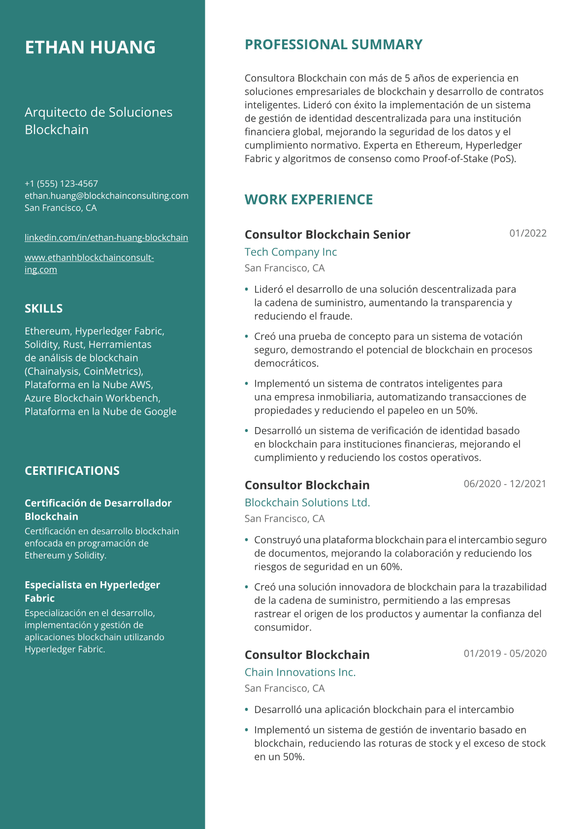 Consultora blockchain