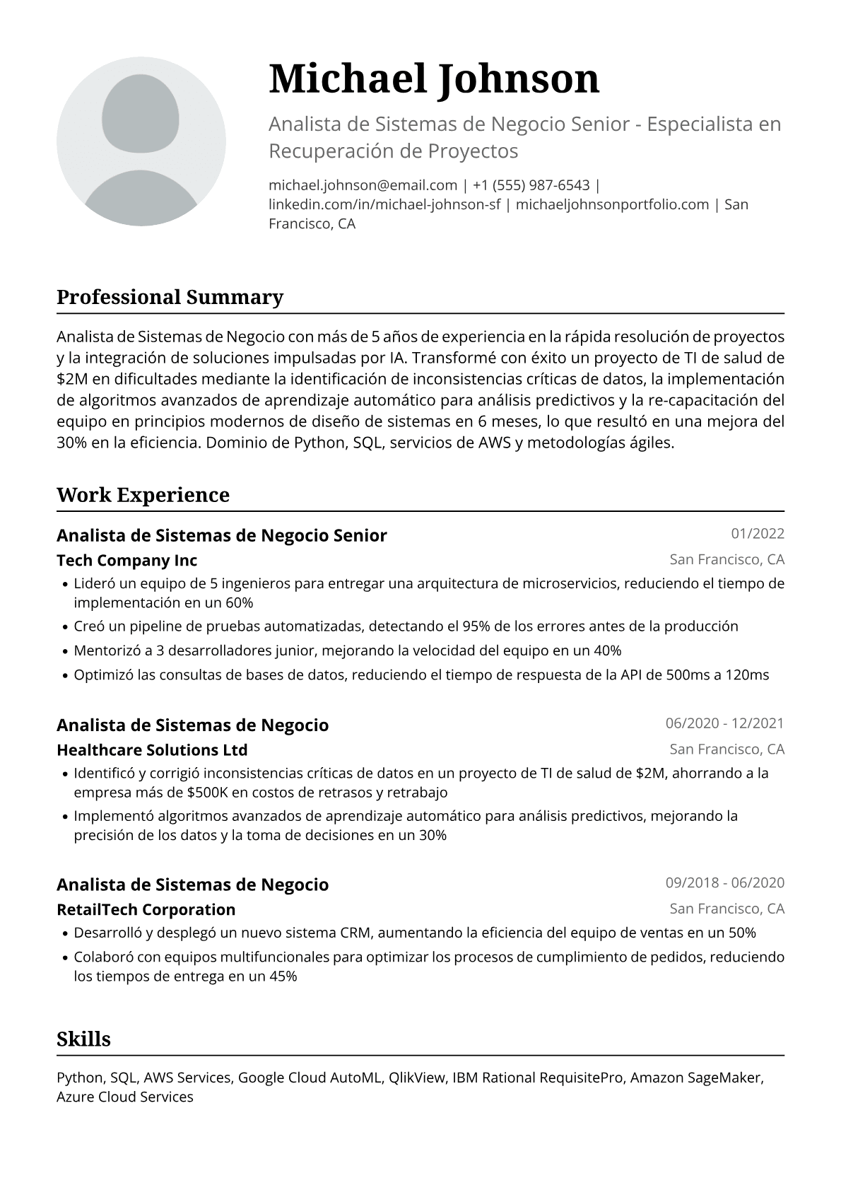 Analista de Sistemas de Negocio