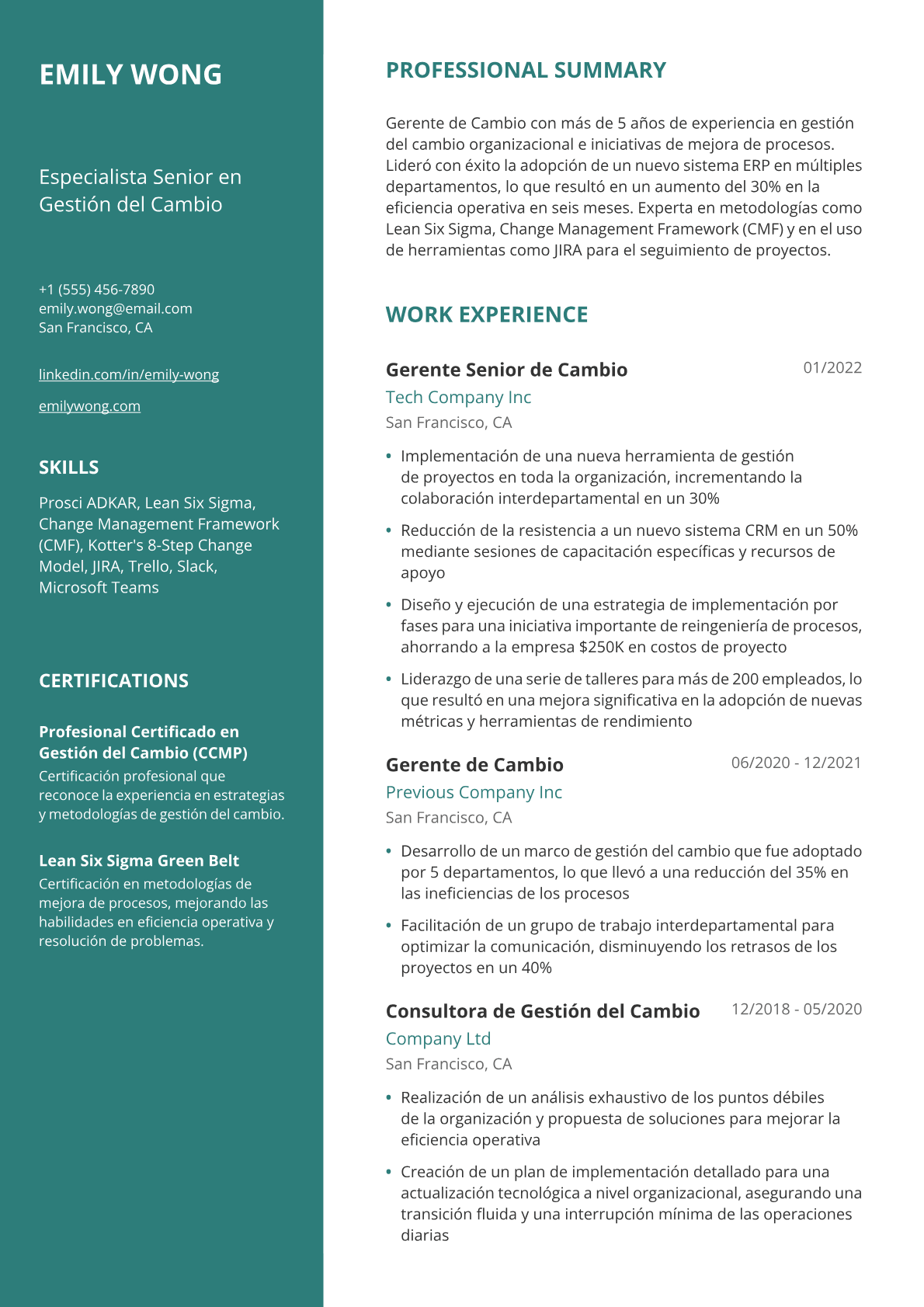 Gerenta de Cambio