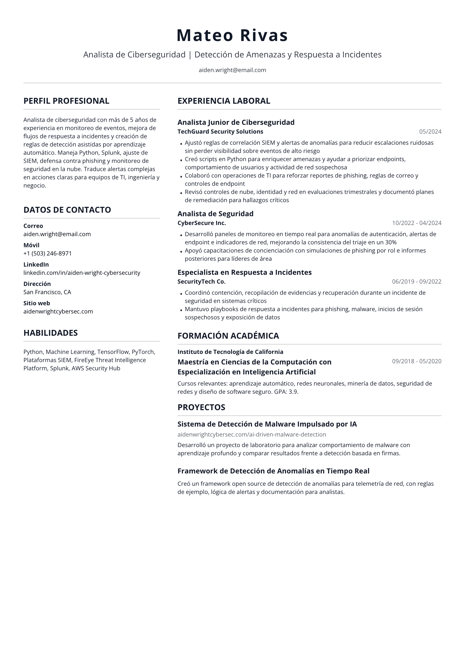 Analista de Ciberseguridad