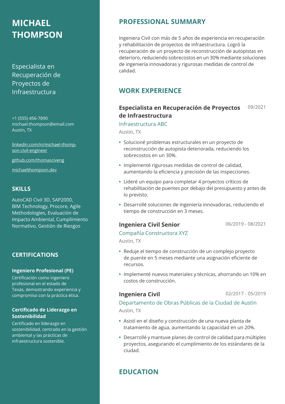 Ingeniera Civil