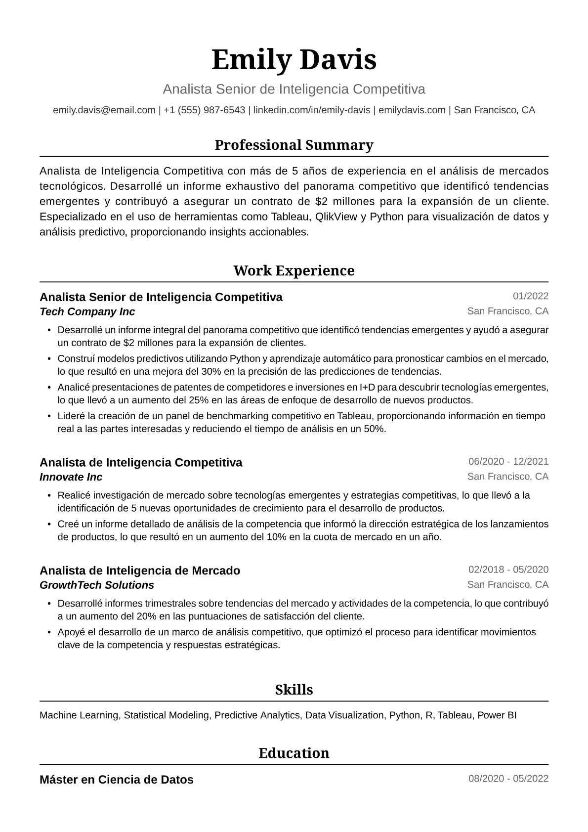 Analista de inteligencia competitiva