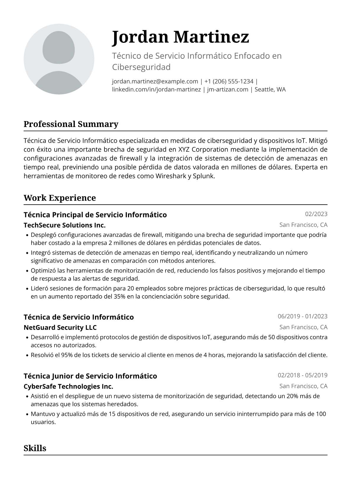 Técnica de Servicio Informático