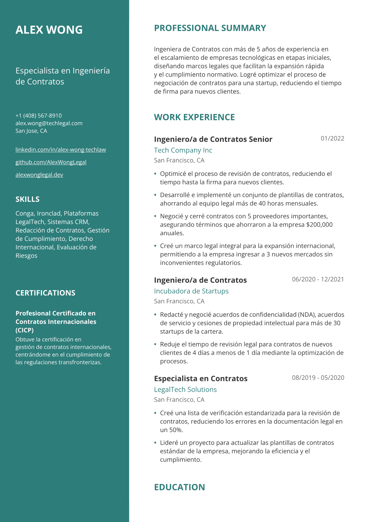 Ingeniera de Contratos