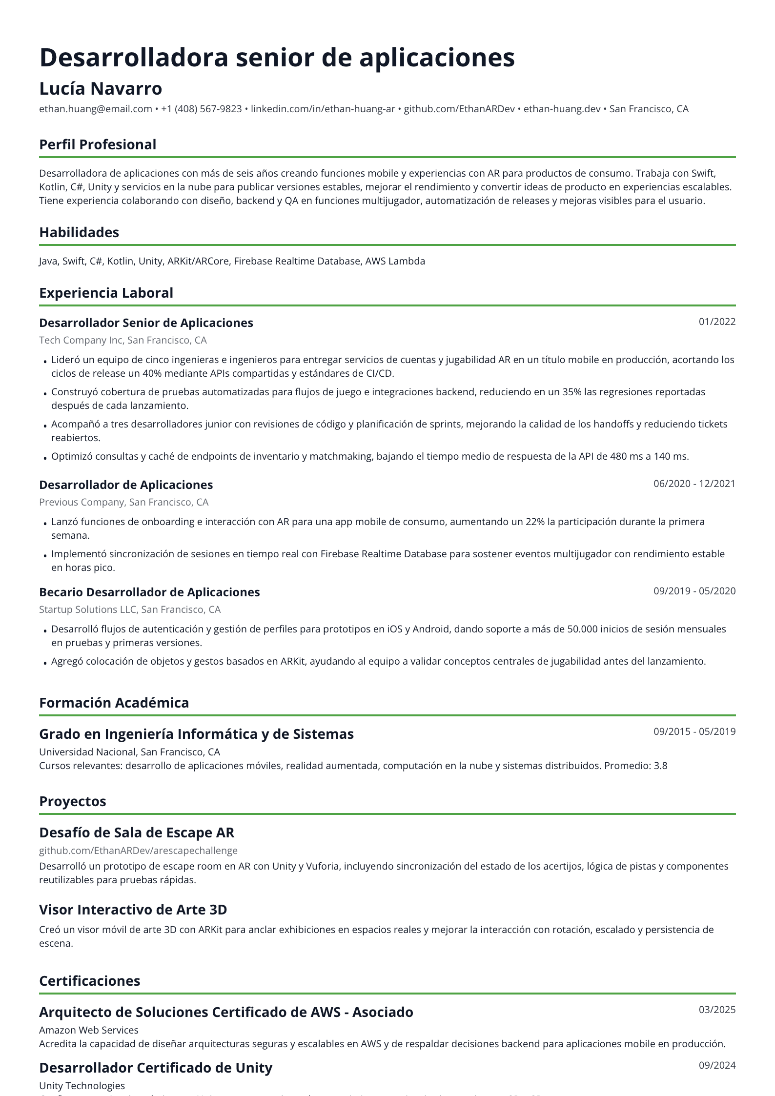 Desarrolladora de aplicaciones