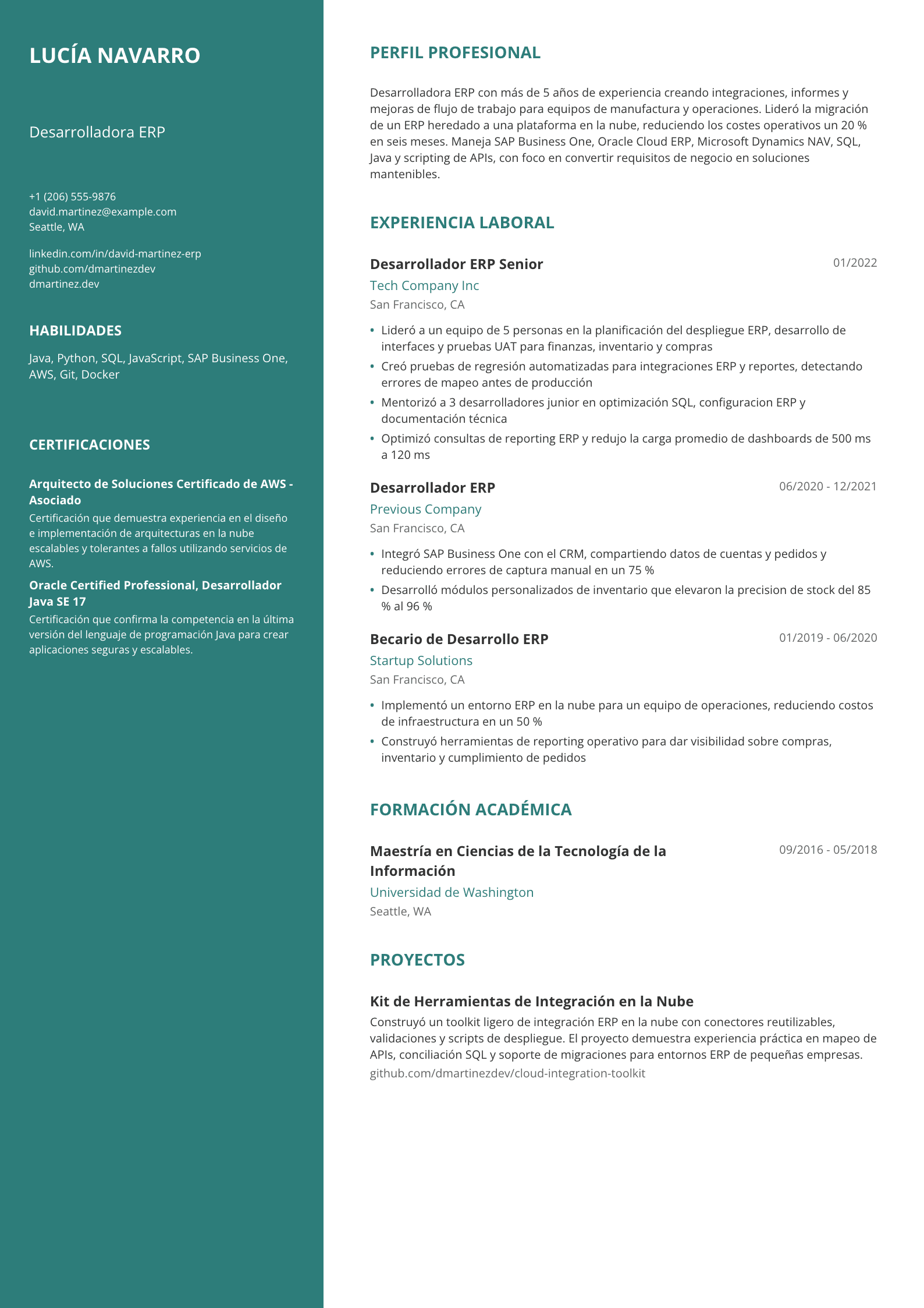 Desarrolladora ERP