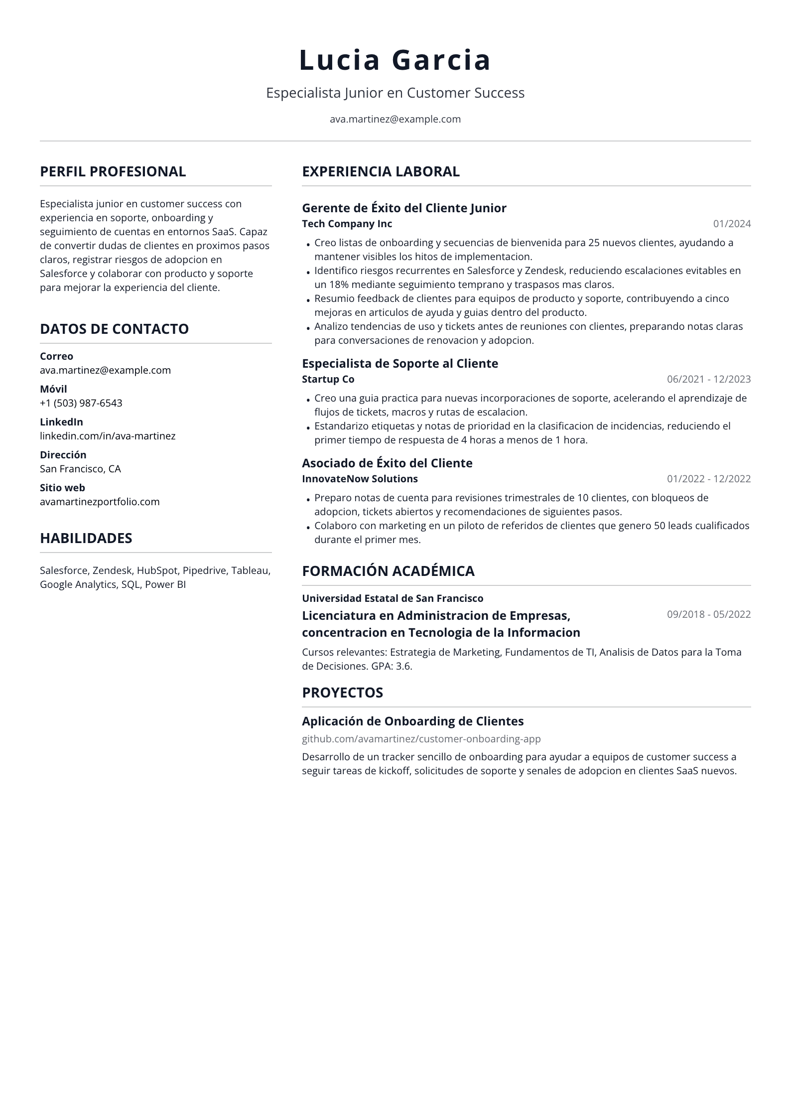 Customer Success Manager Junior