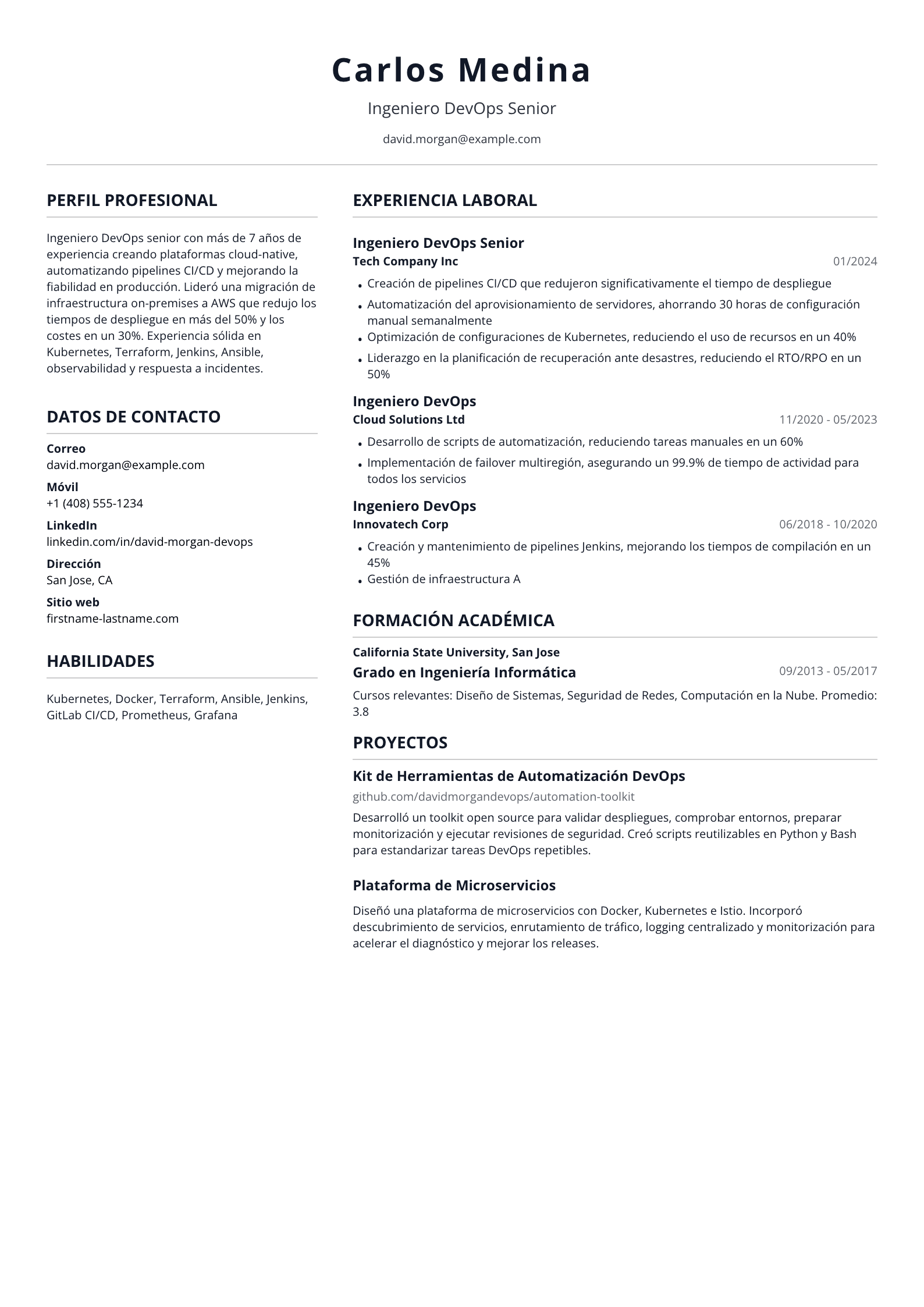Ingeniero DevOps