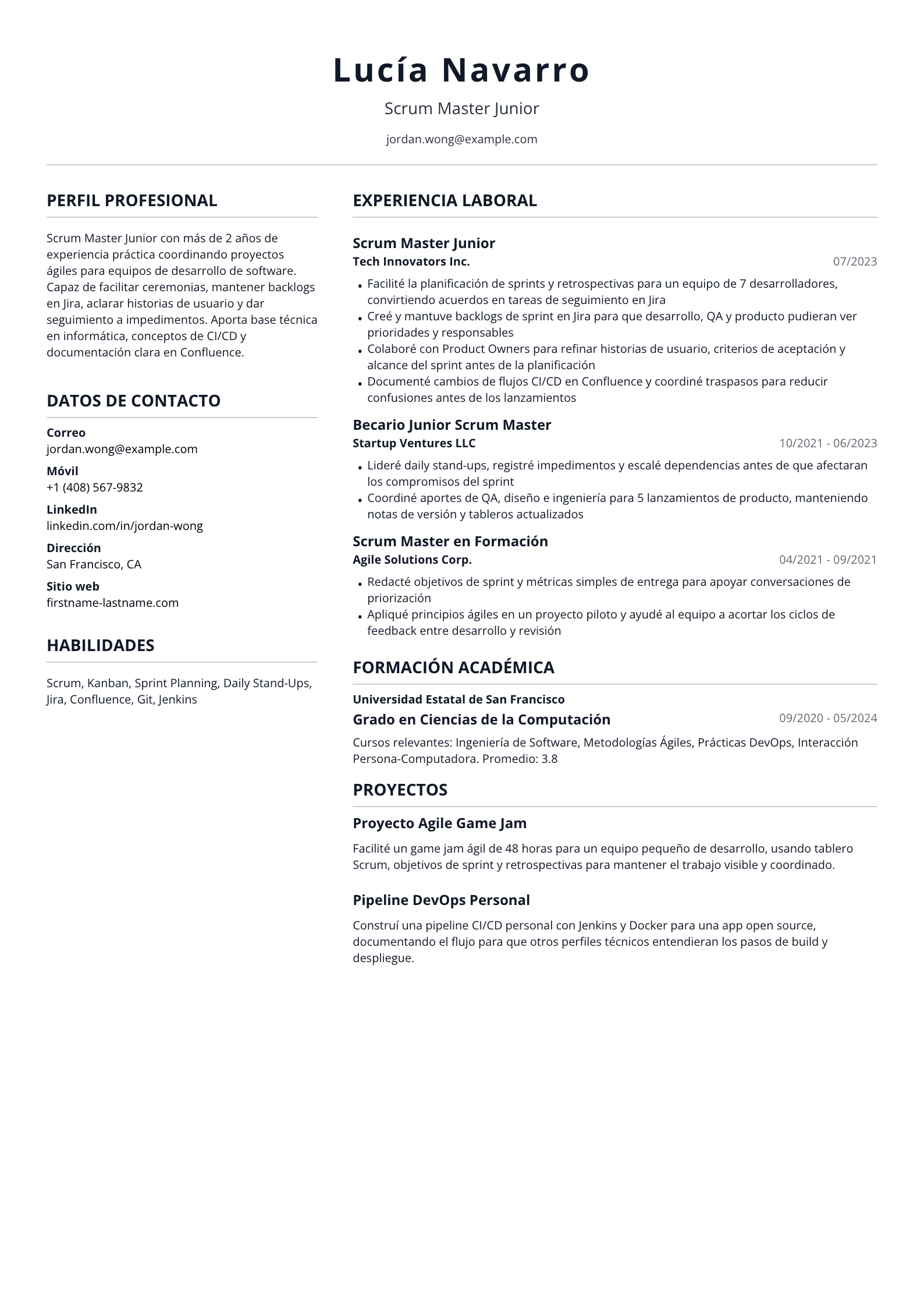 Scrum Master Junior
