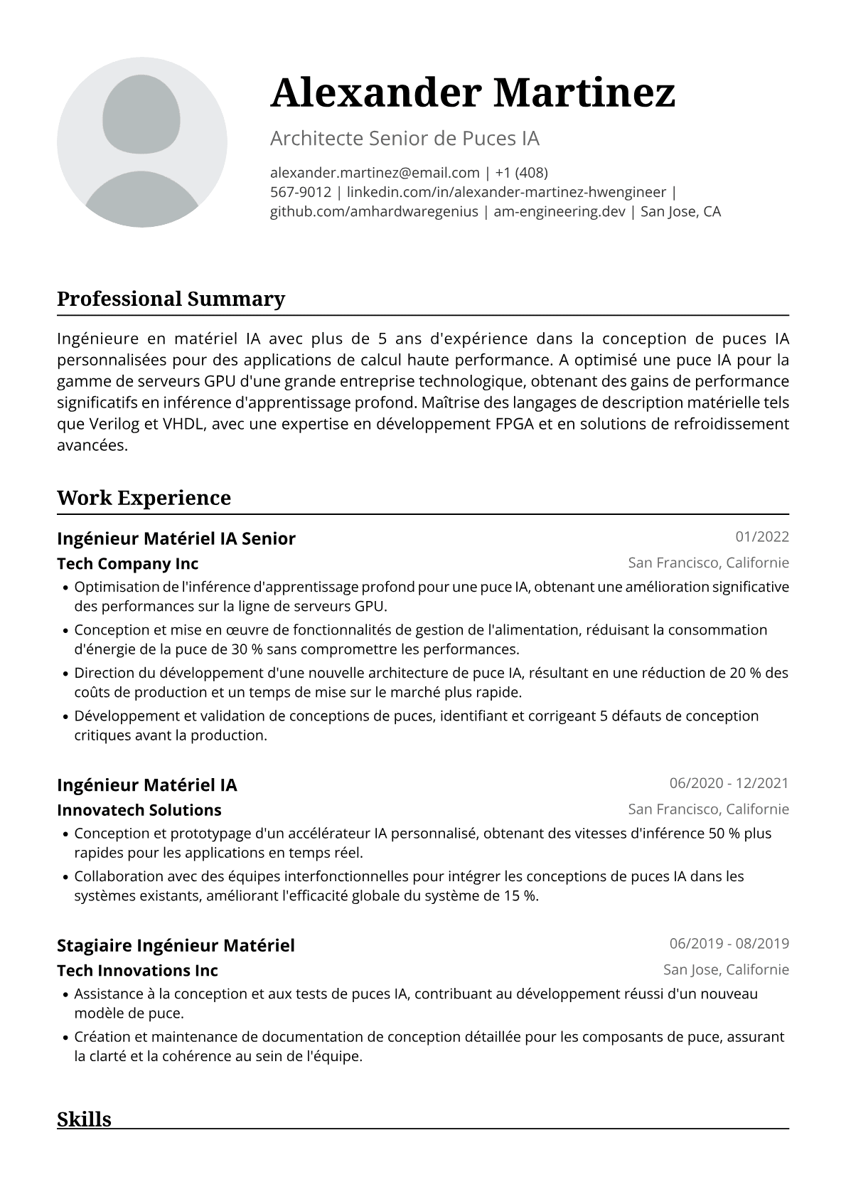 Ingénieure hardware IA