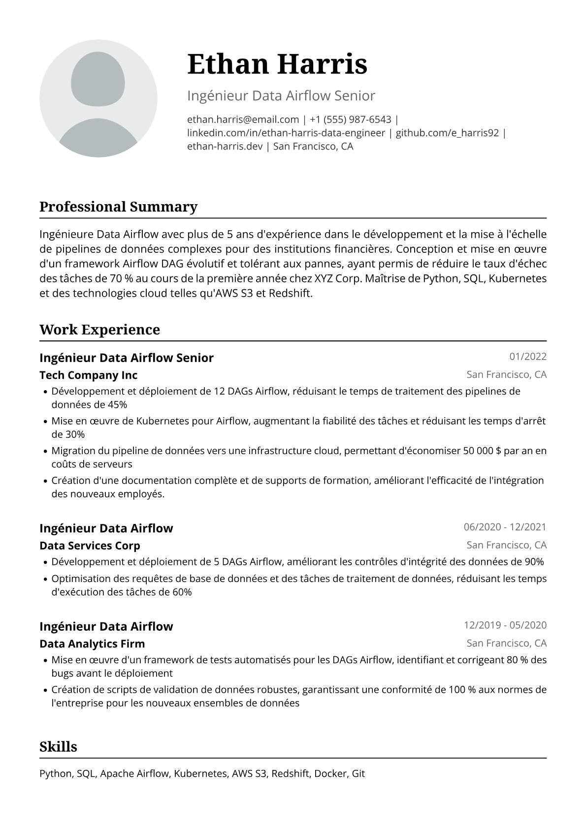 Ingénieur data Airflow