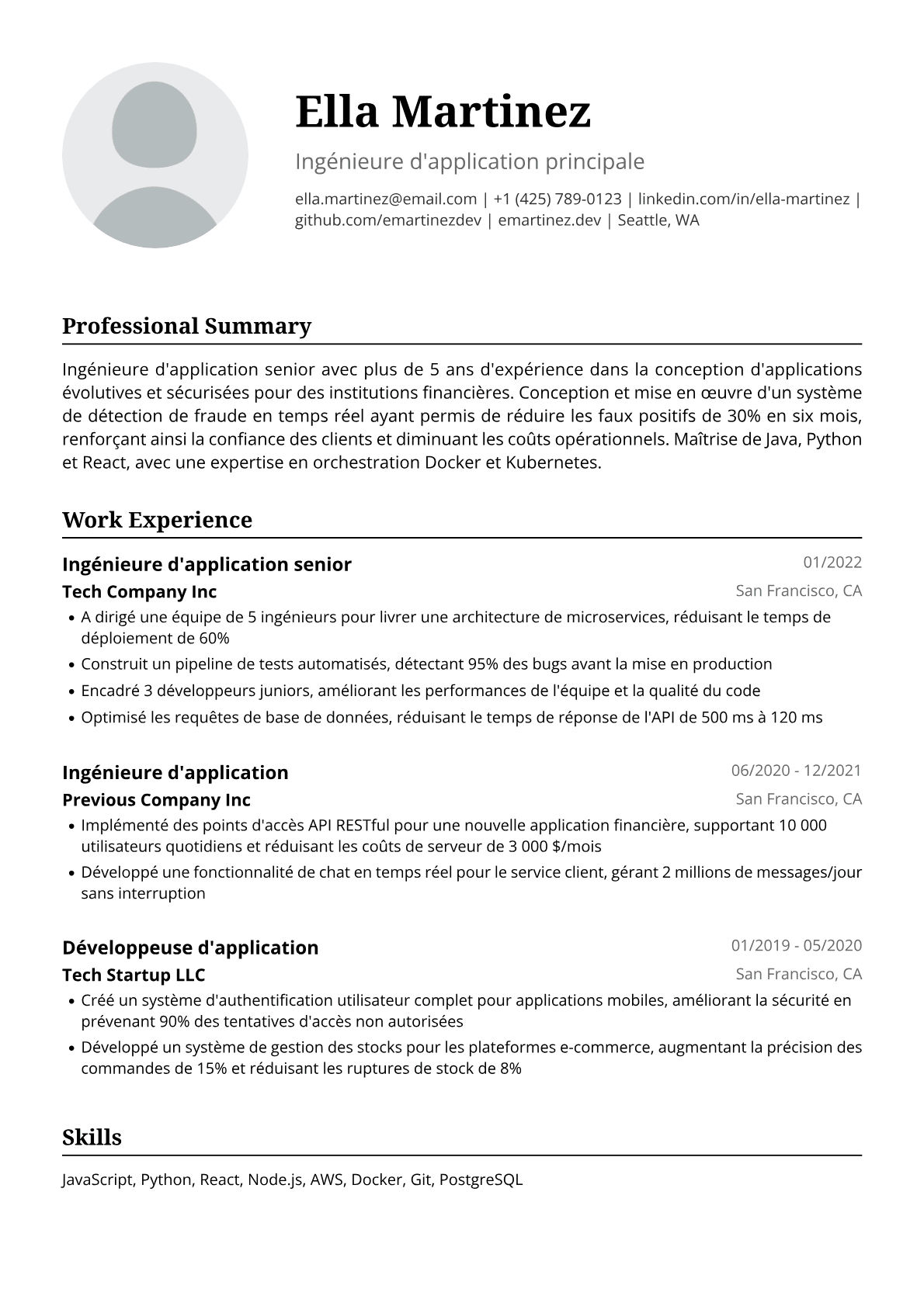 Ingénieure d'application