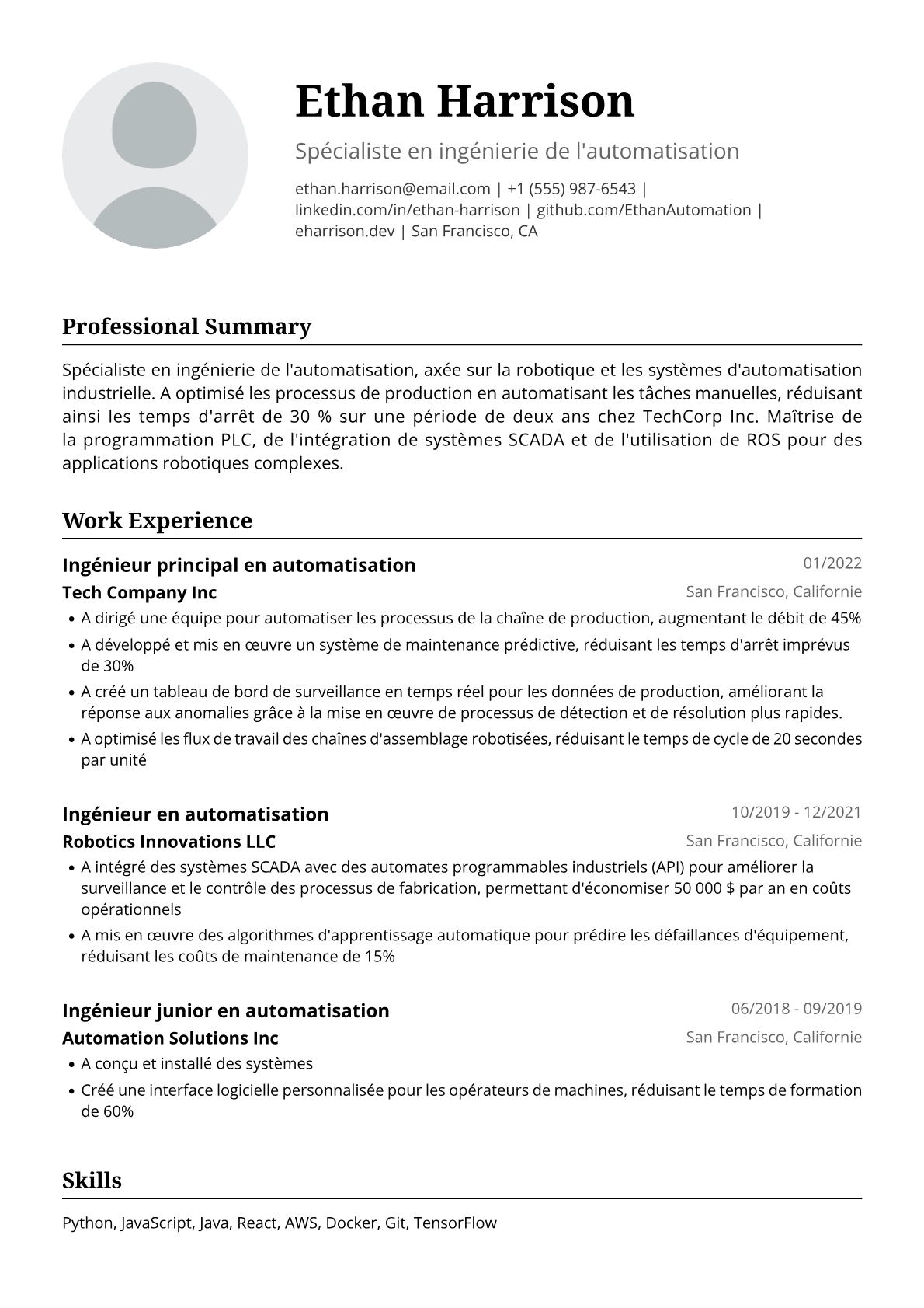 Ingénieure en automatisation