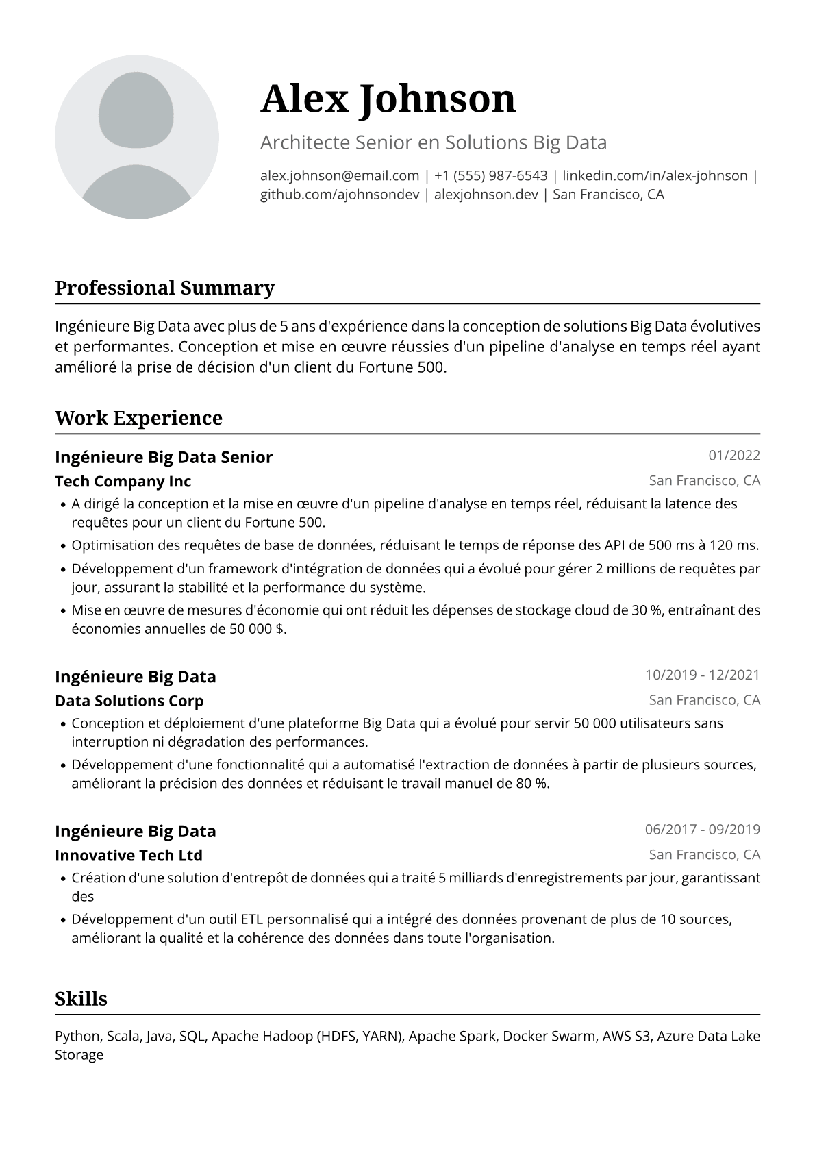 Ingénieure Big Data