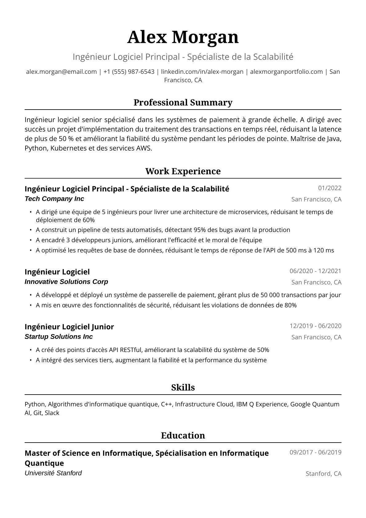 Ingénieur Informatique
