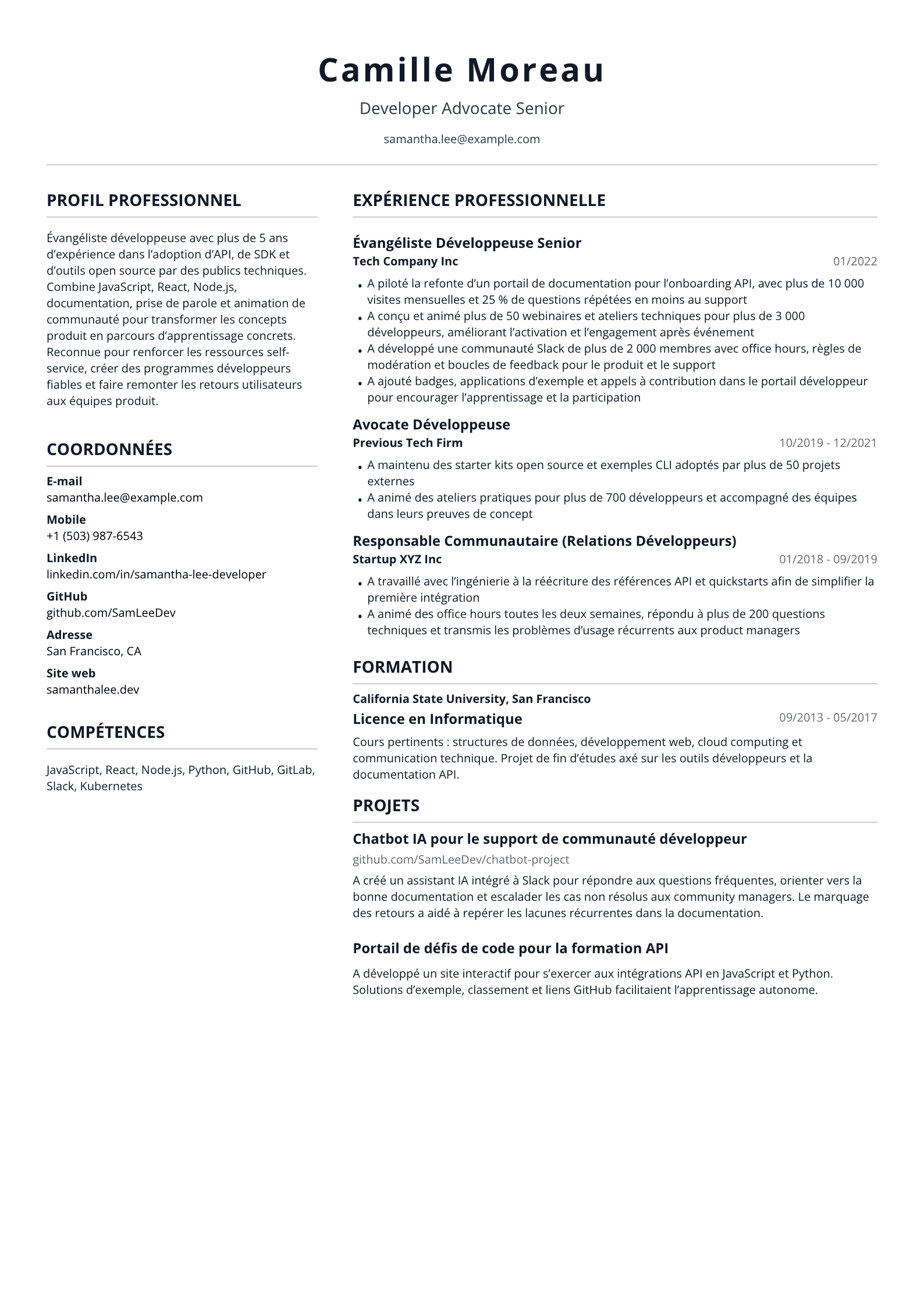Évangéliste Développeuse