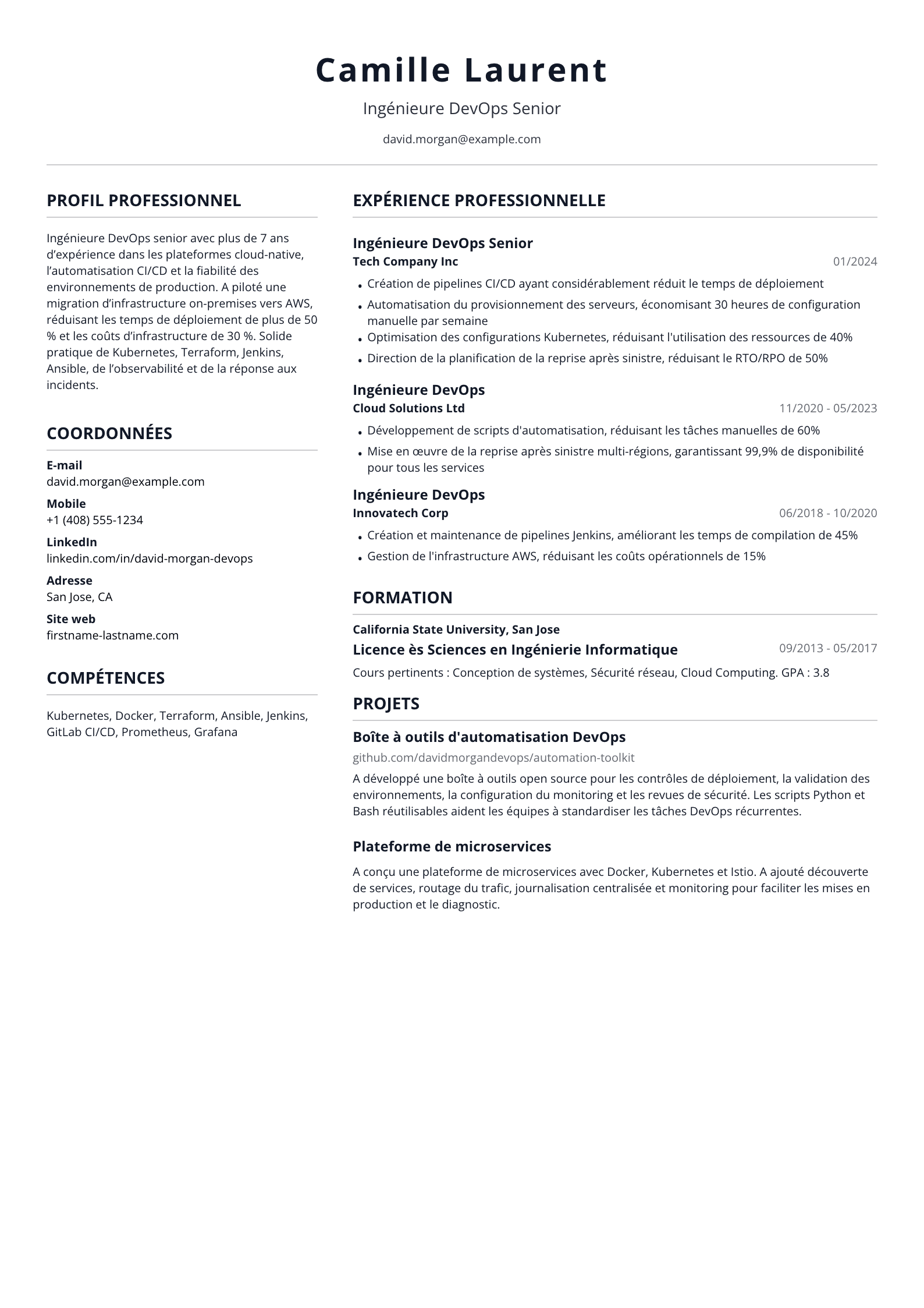 Ingénieure DevOps