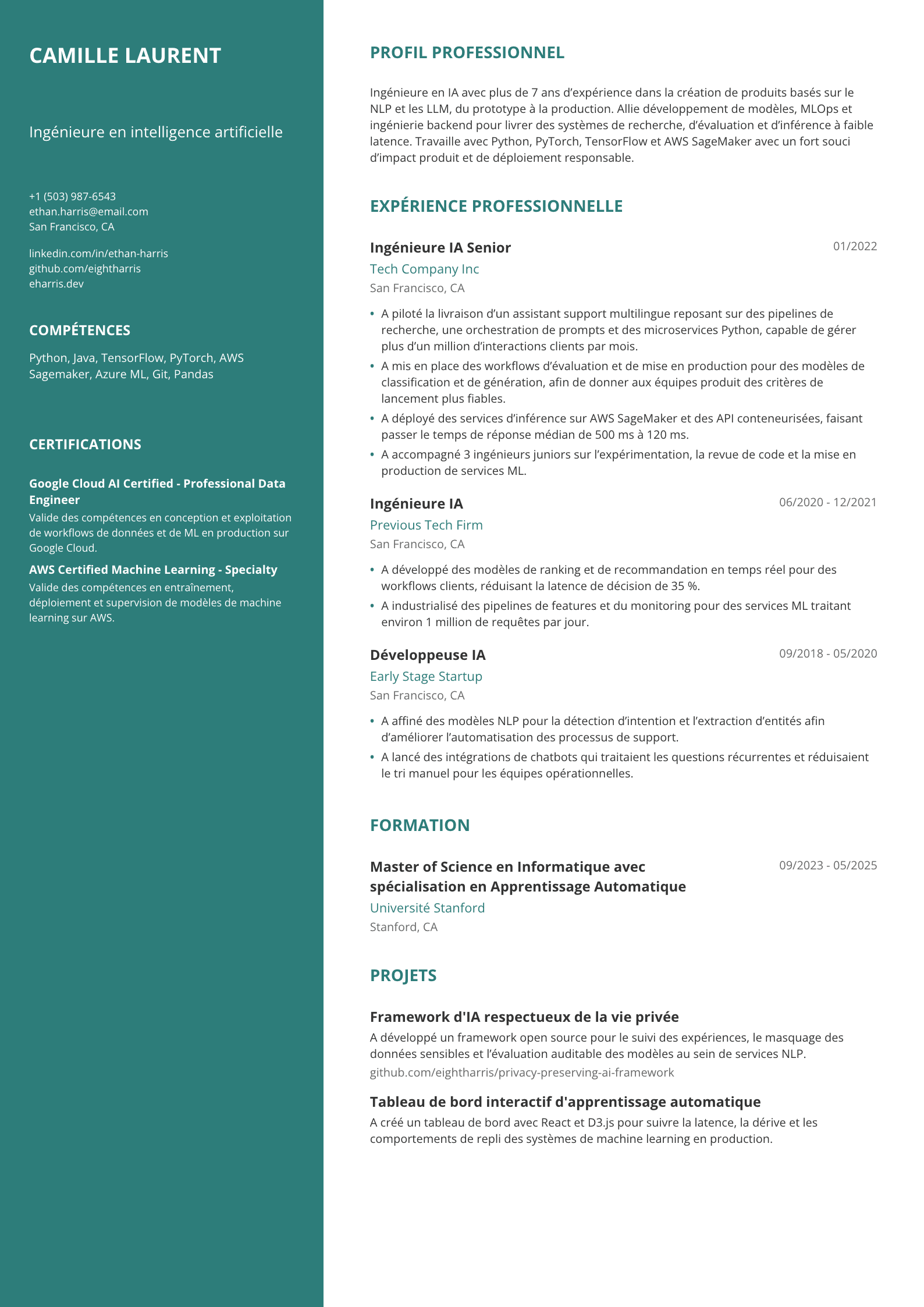 Ingénieure en intelligence artificielle