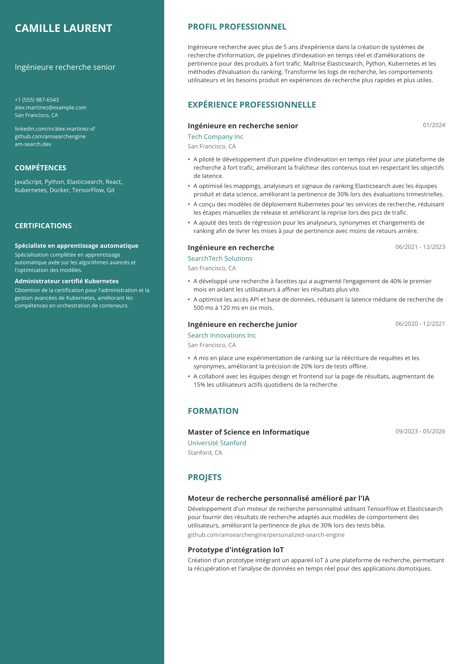 Ingénieure recherche