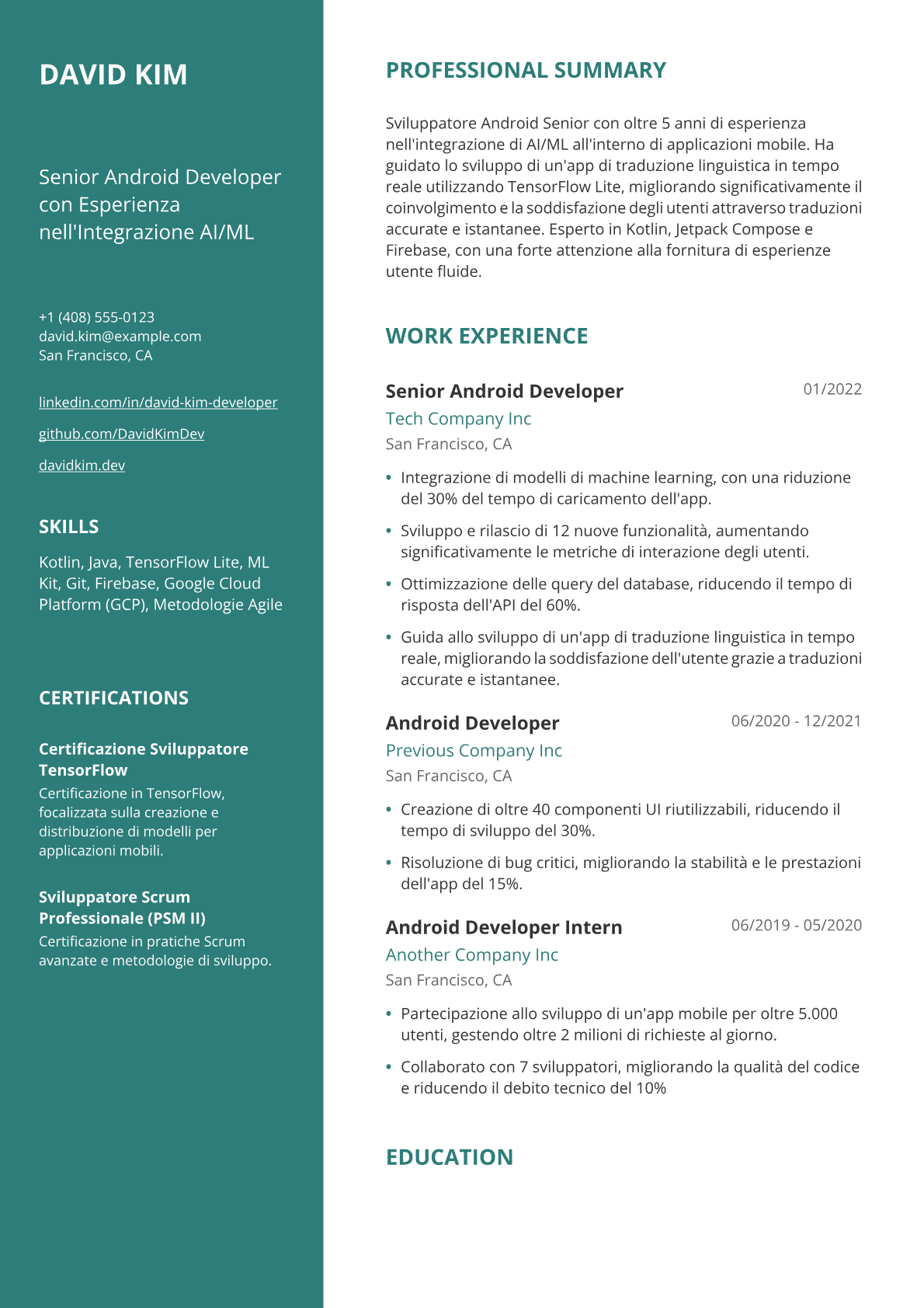 Sviluppatore Android