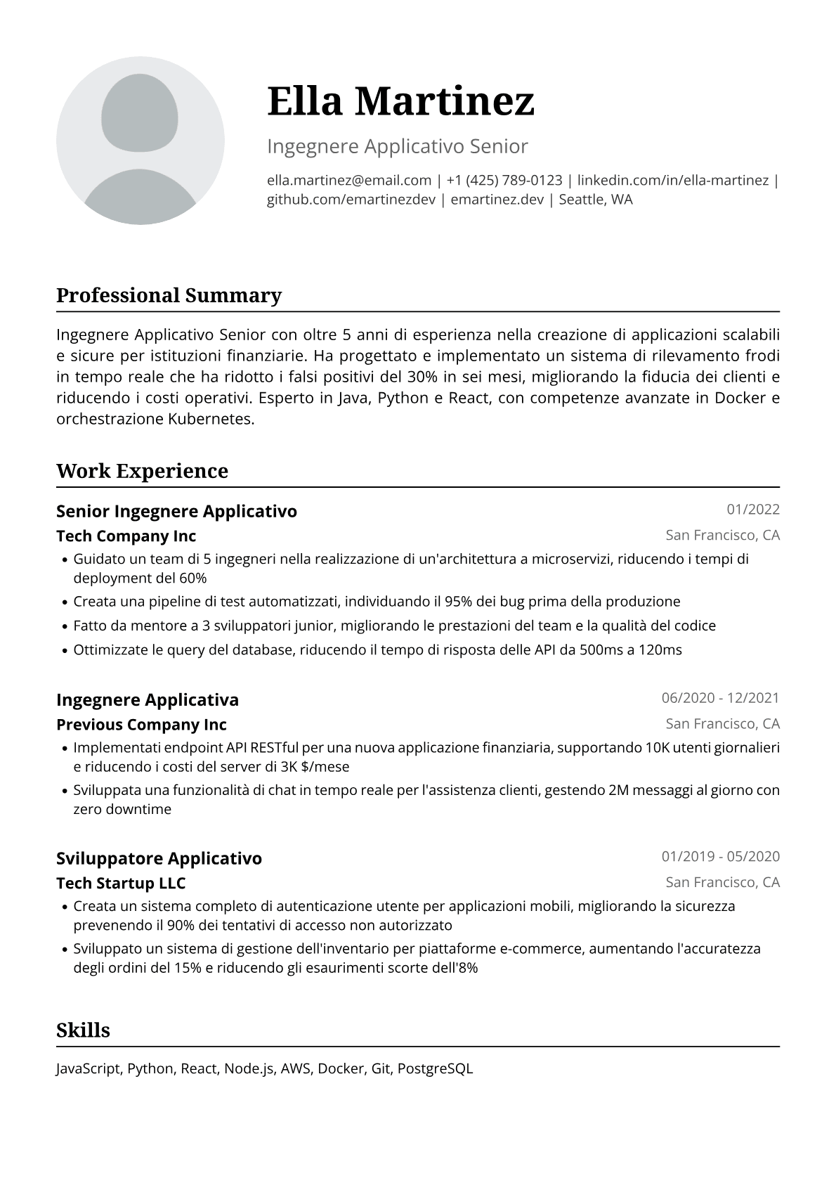 Ingegnera applicativa