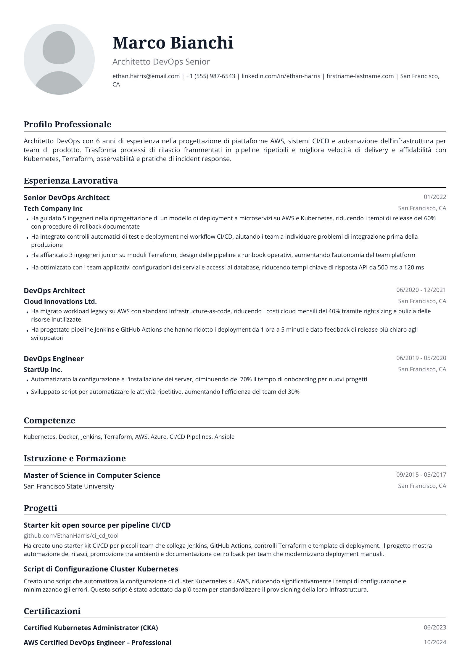 Architetto DevOps