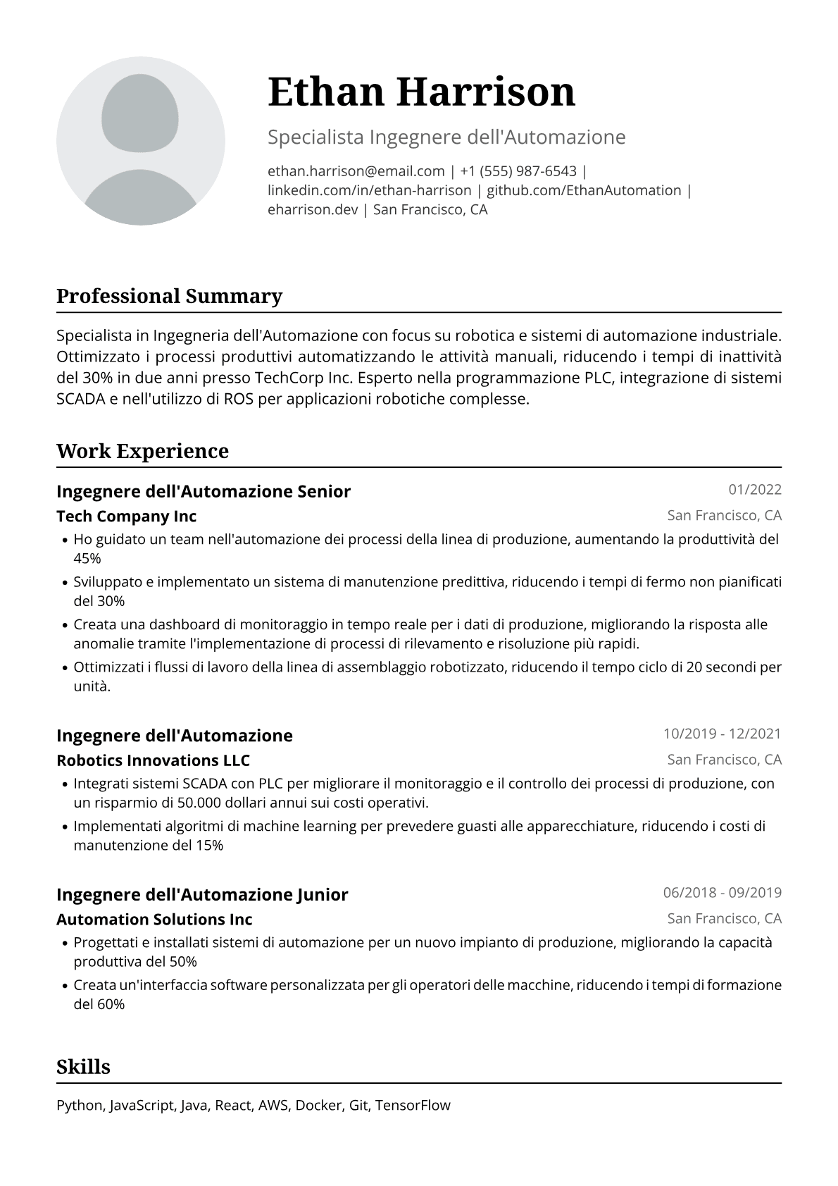 Ingegnere dell'automazione