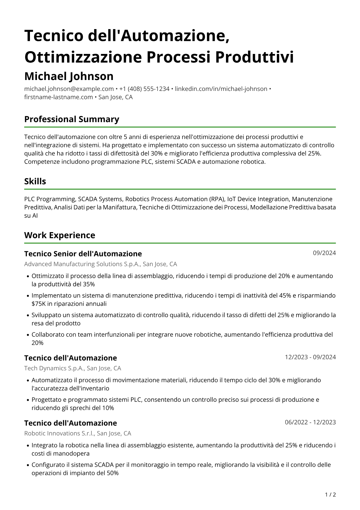 Tecnica dell’automazione