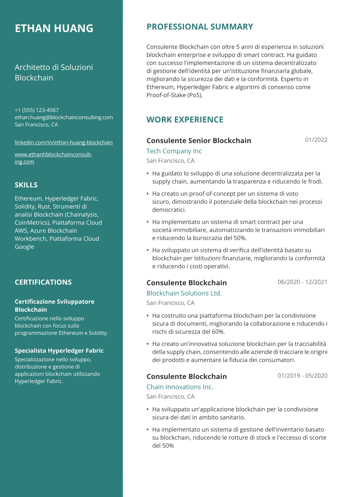 Consulente blockchain