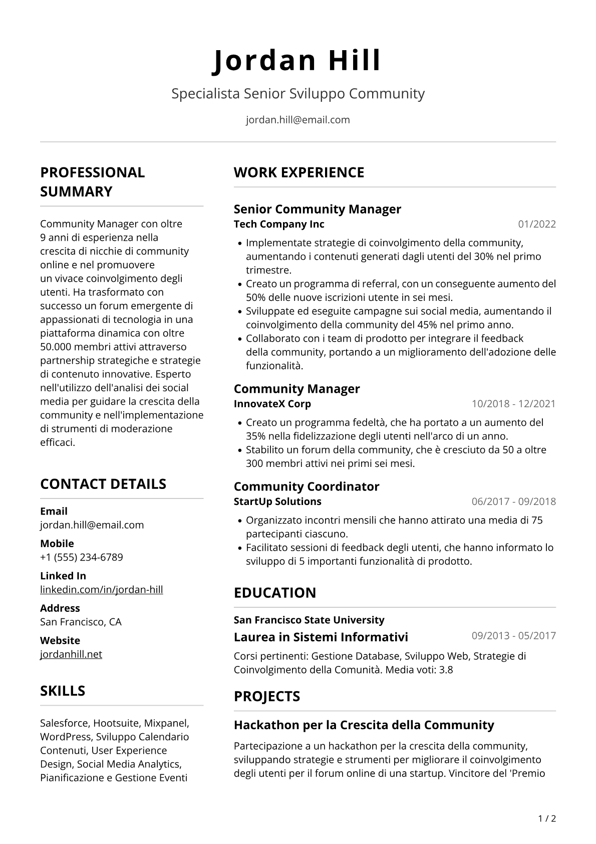 Community manager