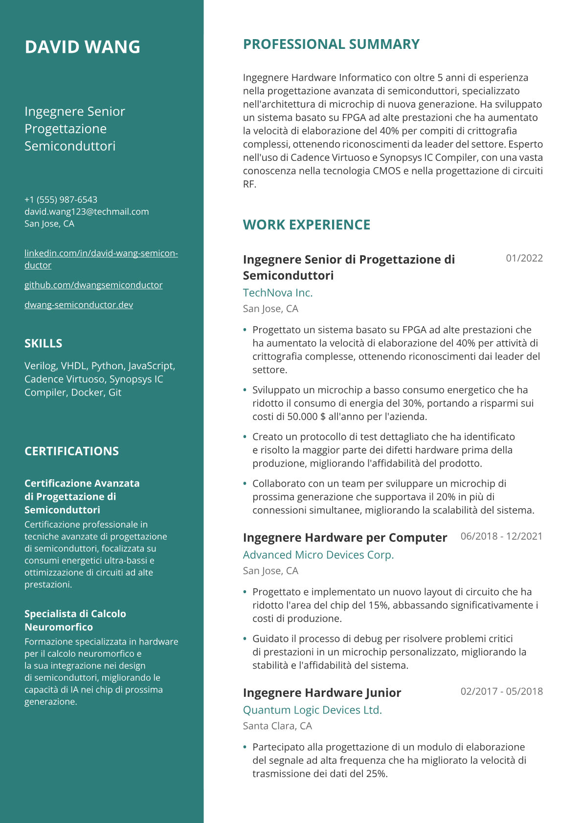 Ingegnere hardware informatico